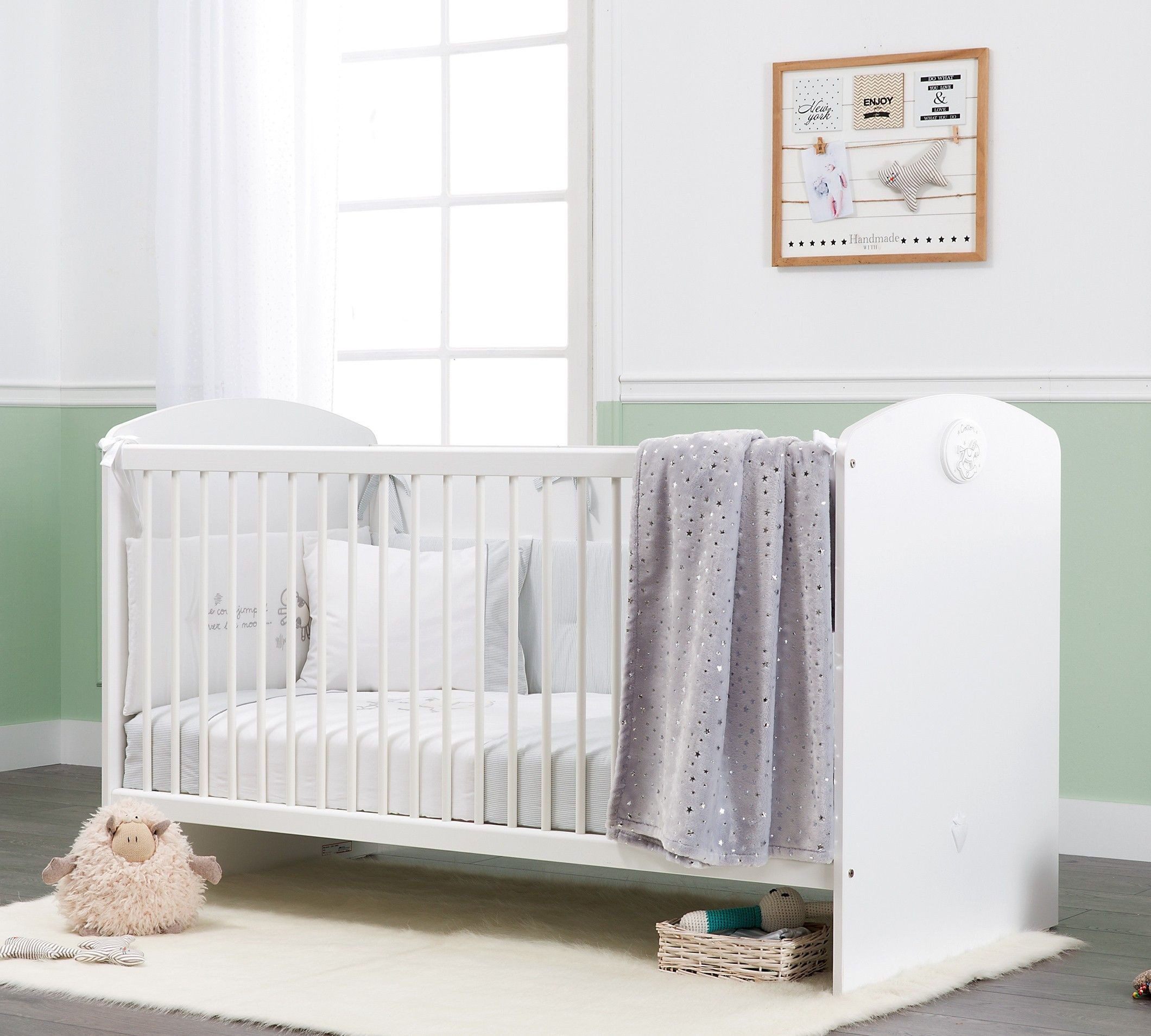 Möbel-Zeit Babybettwäsche COTTON Bettwäsche-Set, 70x140 cm, 6 teilig