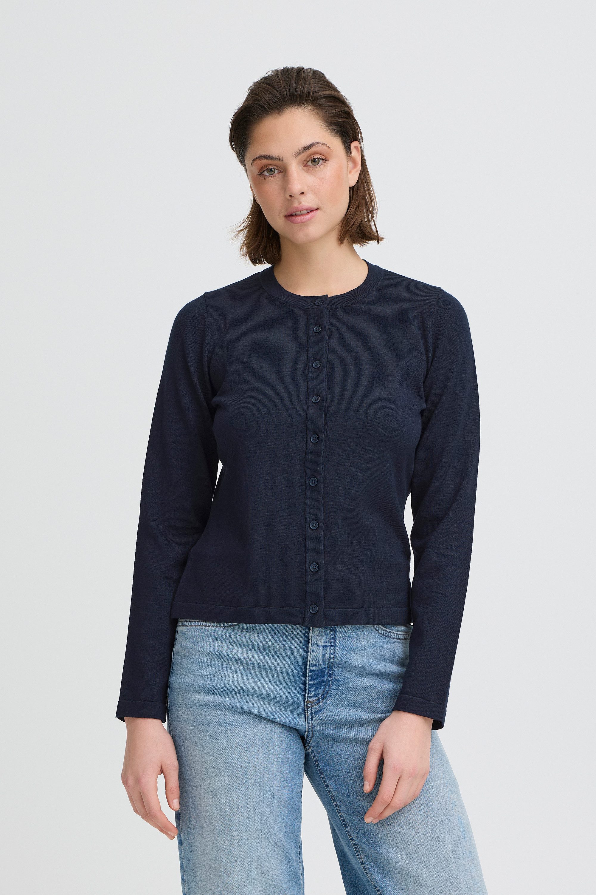 ICHI Cardigan Strick-Cardigan langarm IHLULS