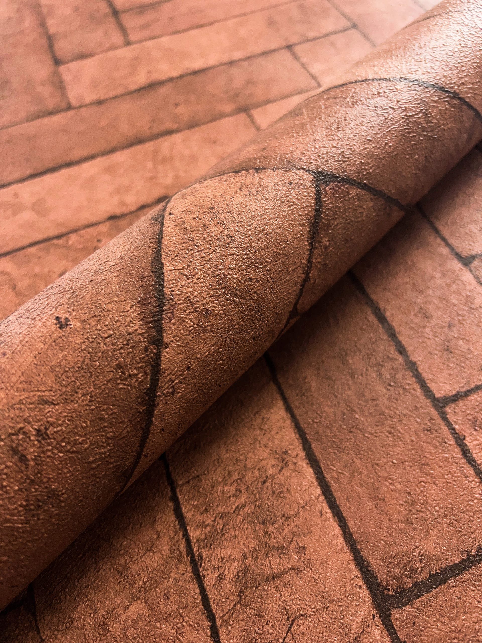 Newroom Vliestapete, Rot Tapete Modern Ziegelstein - Steintapete Steinoptik günstig online kaufen