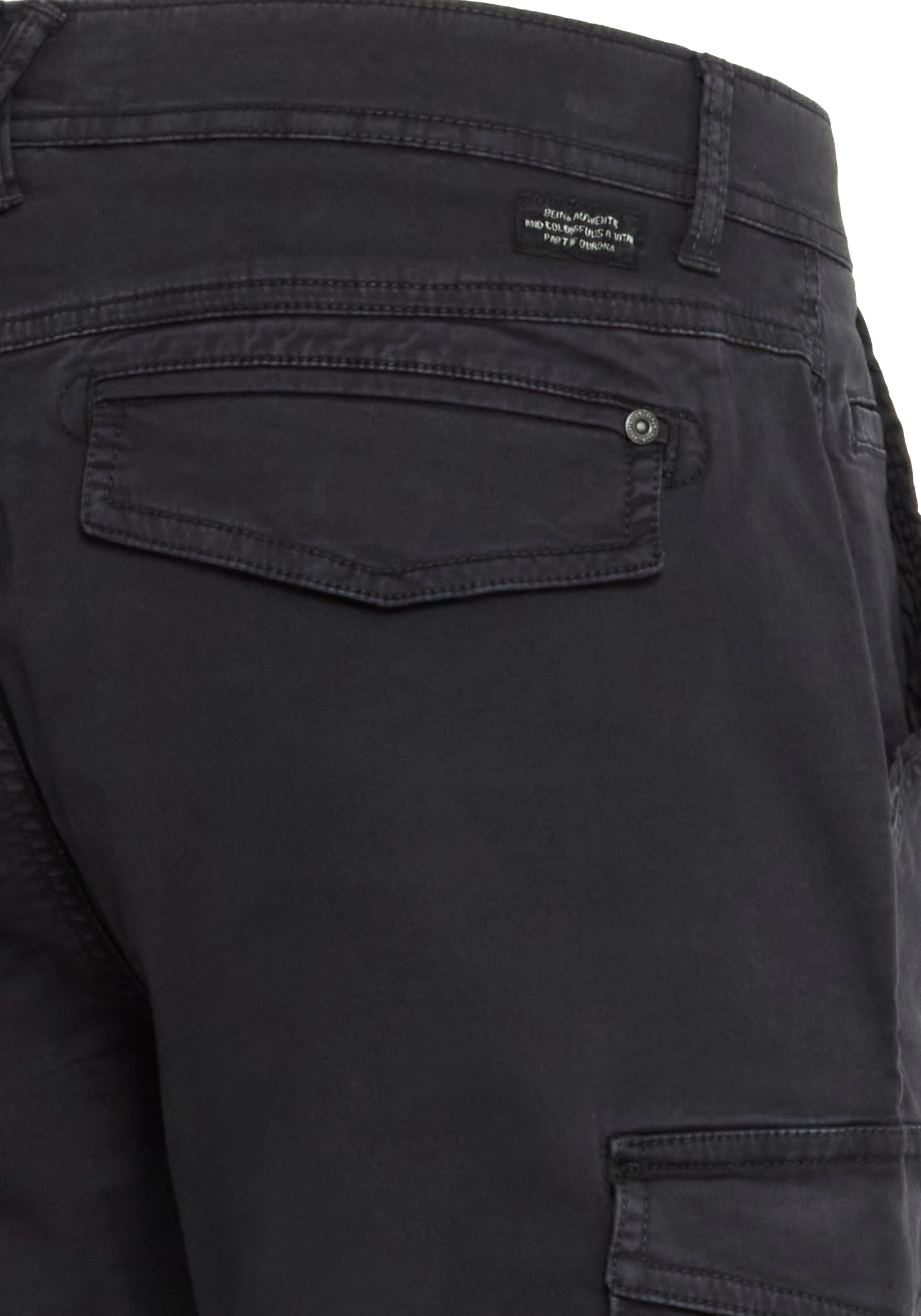 Blend Cargohose BHMORGAN-Cargopant aus Baumwollmischung mit Elasthan, Straight Fit, knöchellang