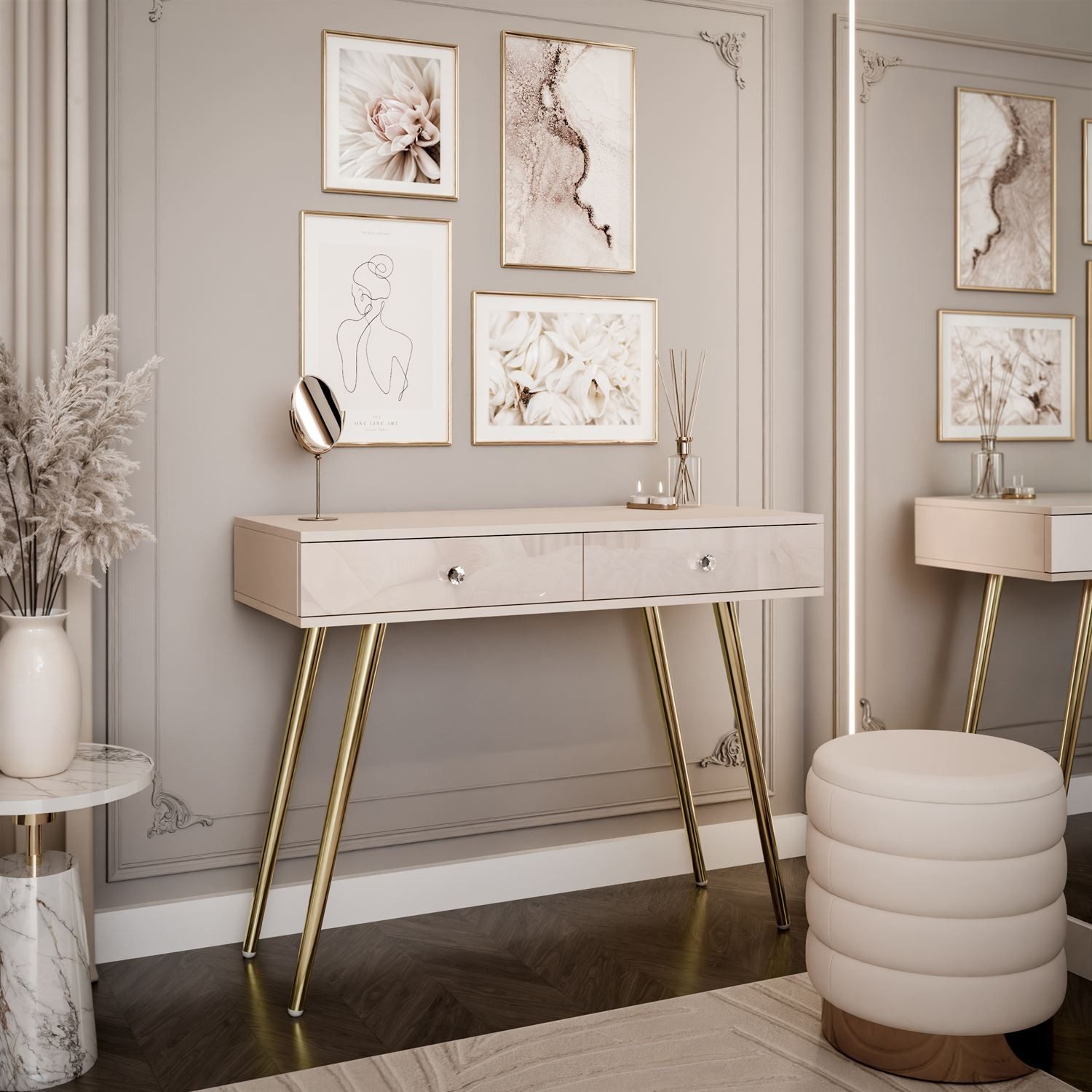 Lookway Konsolentisch SIENNA KASCHMIR auf schrägen günstig online kaufen