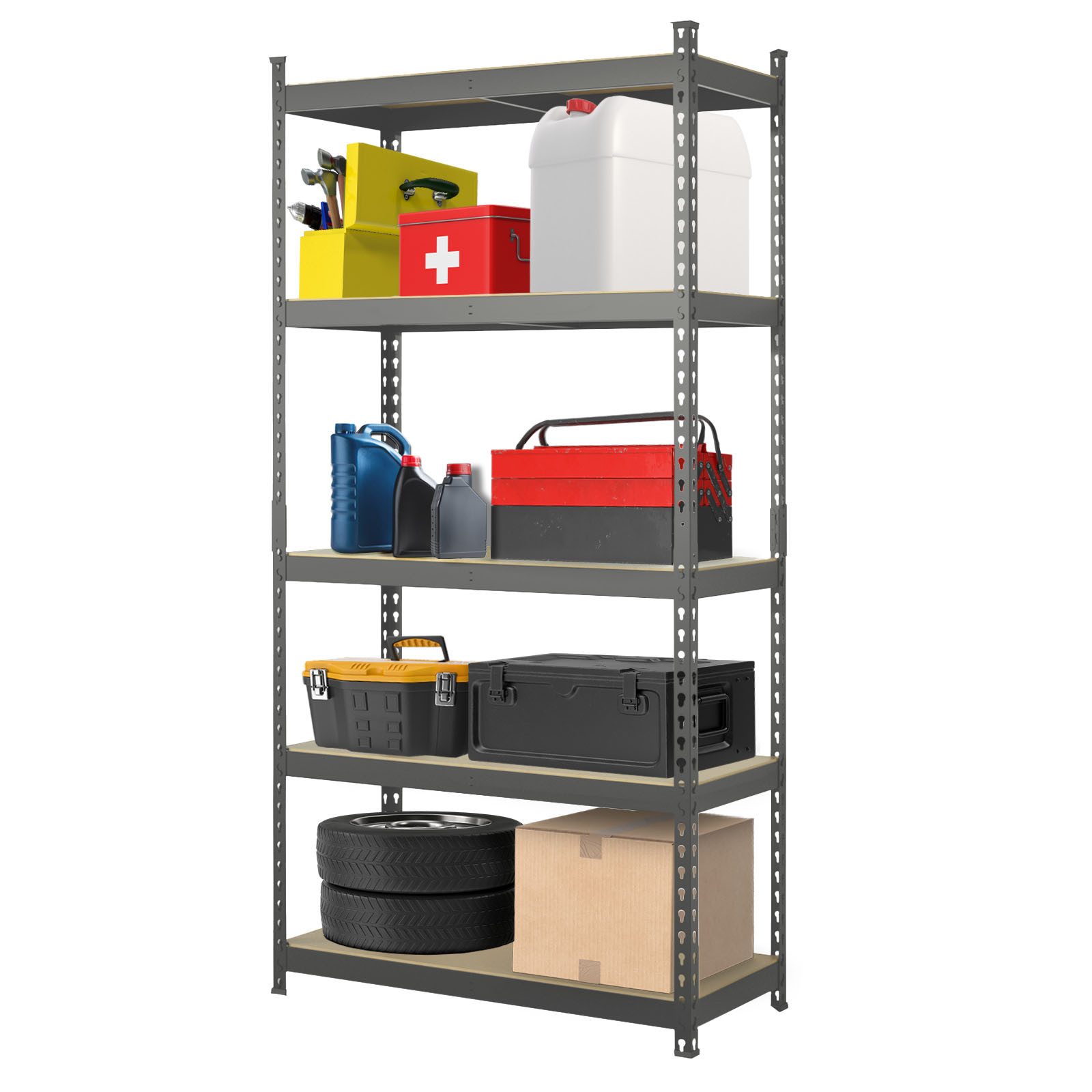 Floordirekt Schwerlastregal Rhino, Innovatives Stecksystem, Vielseitige Größen & Farben