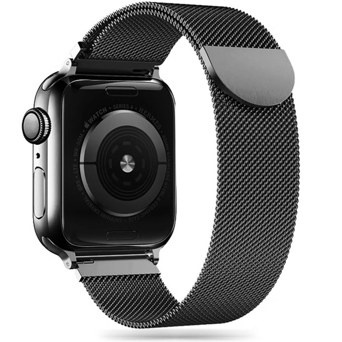 TECH PROTECT Smartwatch-Armband für Apple Watch (42/44/45/49 mm), Elegantes Edelstahl-Milanese Armband