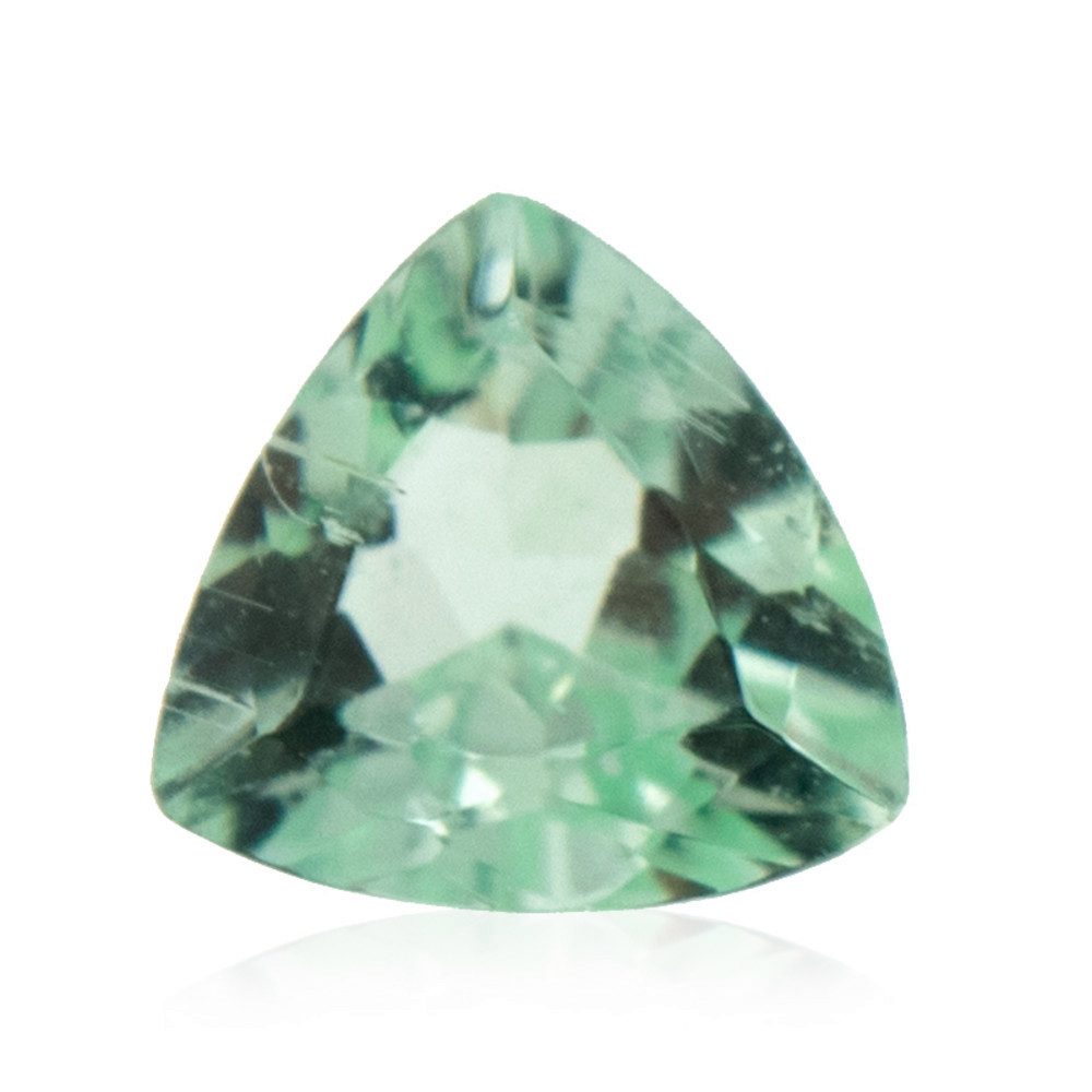 Cavill Edelstein Paraiba-Turmalin 0,13 ct Trillant, mintgrüner Edelstein aus Mosambik, (1-St)