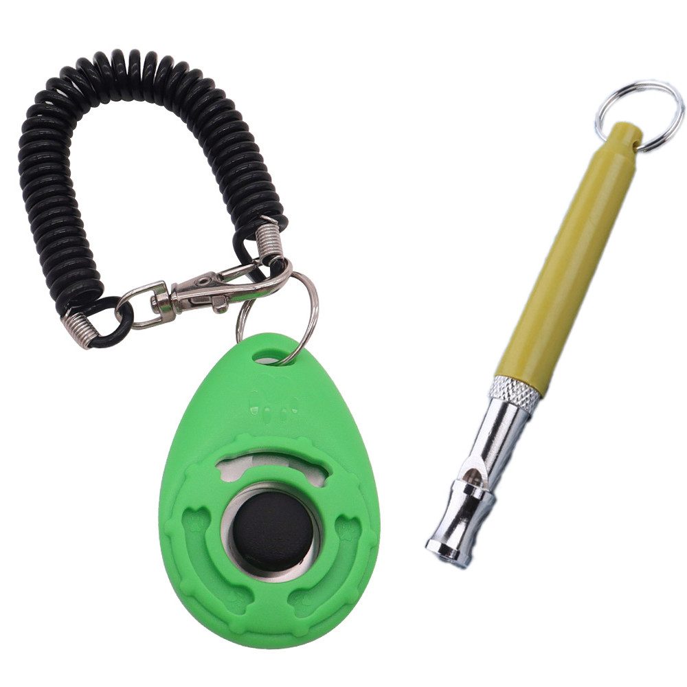 Petsation Hundepfeife Pestation Trainer Hochfrequenzpfeife und Smart Clicker