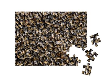 puzzleYOU Puzzle Ein Schwarm Honigbienen, 48 Puzzleteile, puzzleYOU-Kollektionen Impossible Puzzle, Spezielle Puzzle-Themen