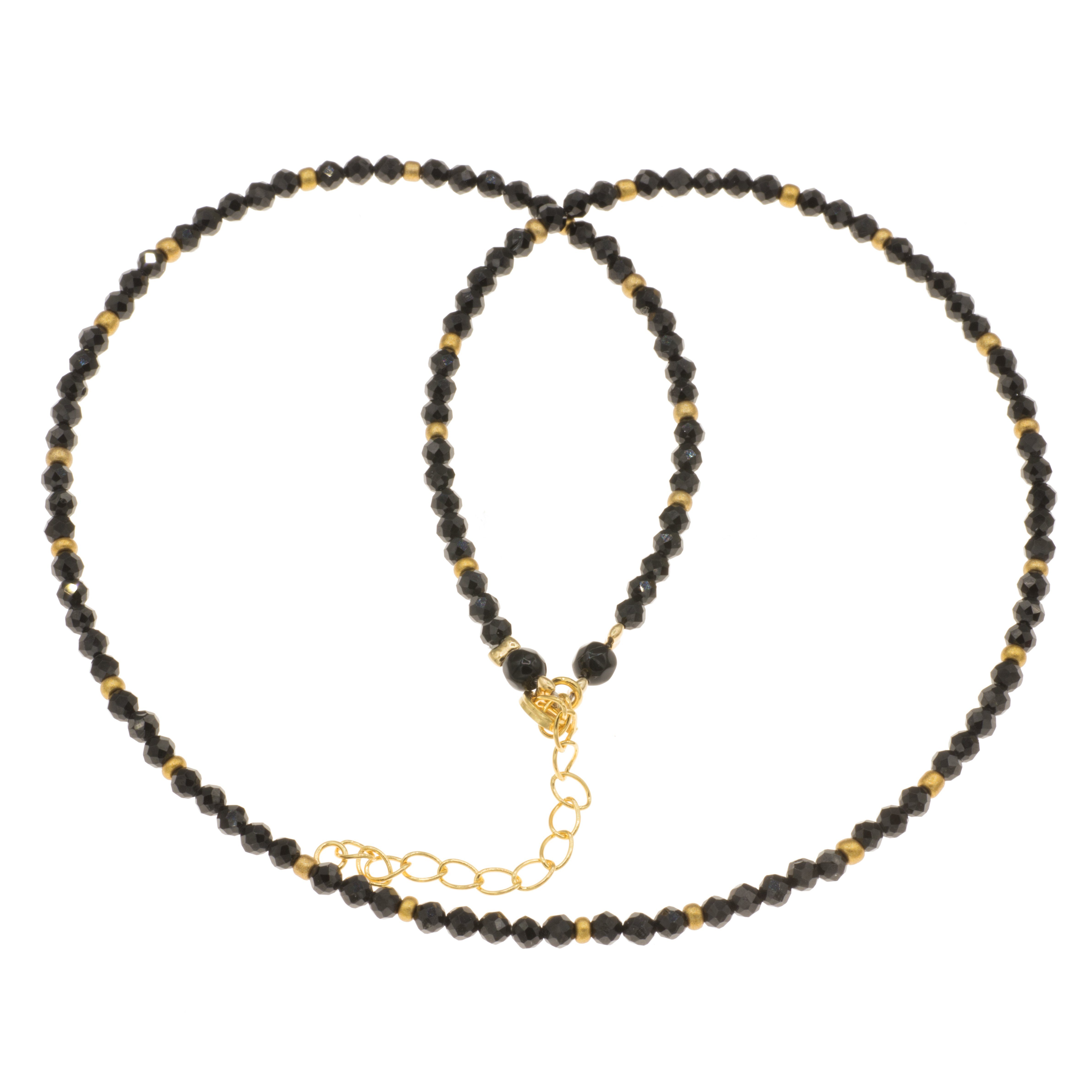 Perlenkette Kette mit 3 mm facettierten günstig online kaufen