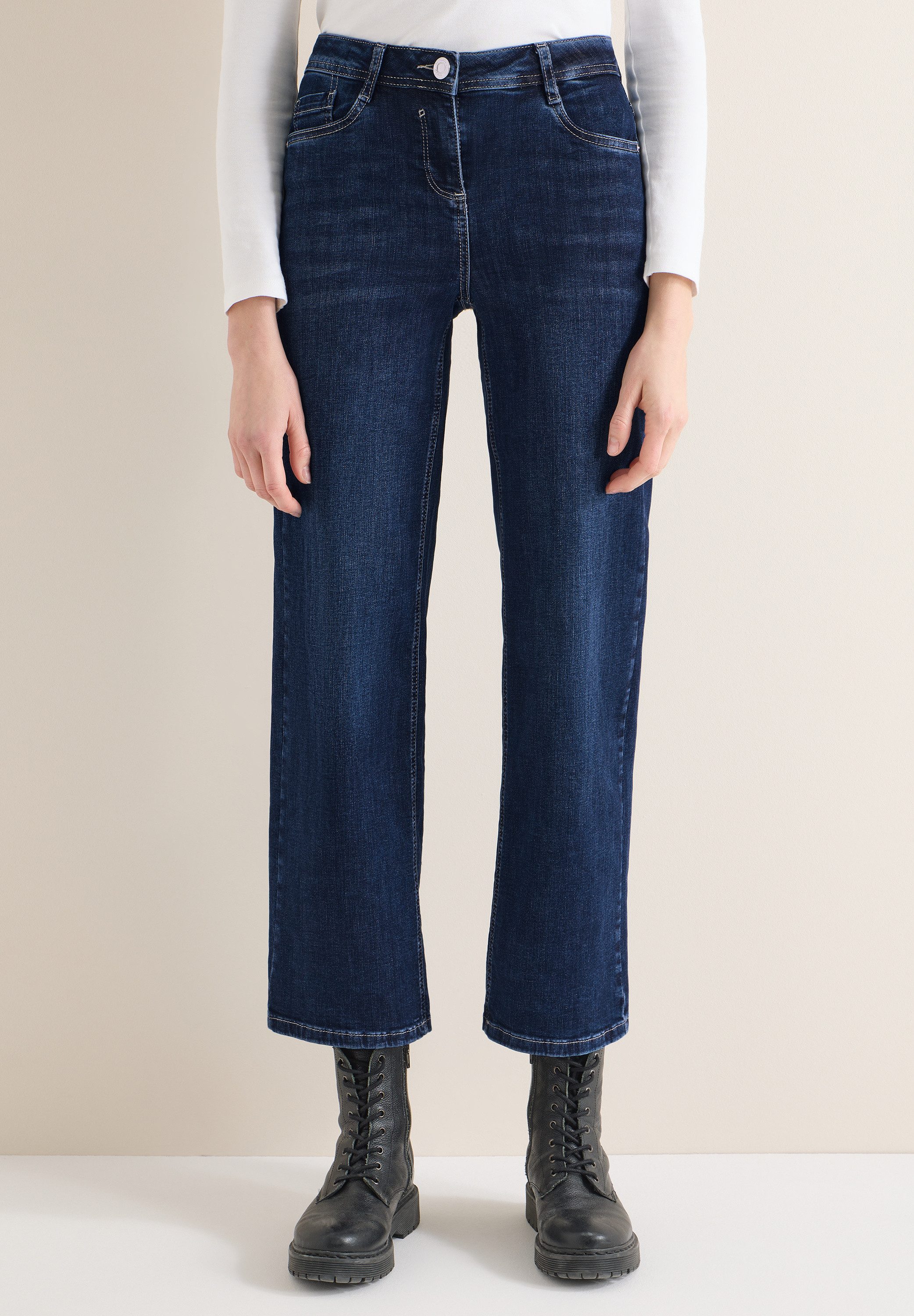 CECIL Slim-fit-Jeans High Waist