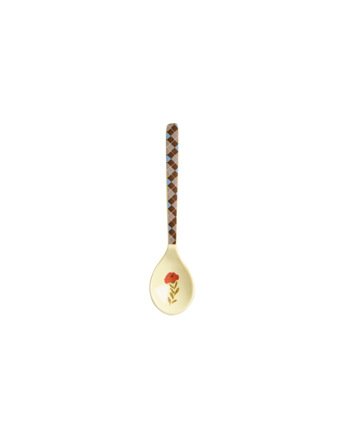 rice Campinglöffel Rice Melamin 6er-SET Teelöffel - Pfau & Blumen Print