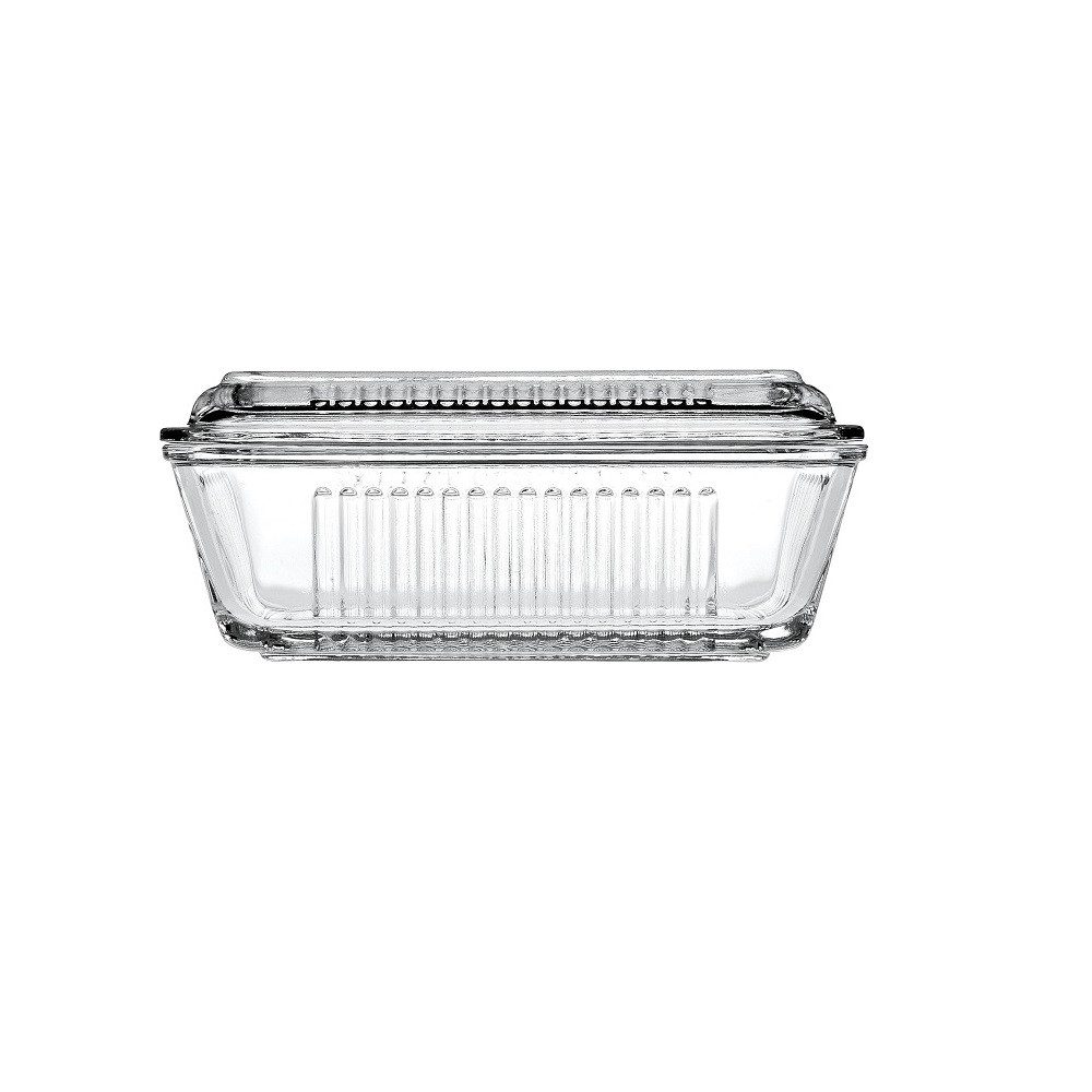 Pasabahce Butterdose Pasabahce Gusto Butterdose/Frischhaltedose 17x10,2 cm 2tlg, Glas
