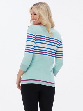 Christian Materne Streifenpullover Sweater koerpernah mit Ringeldesign