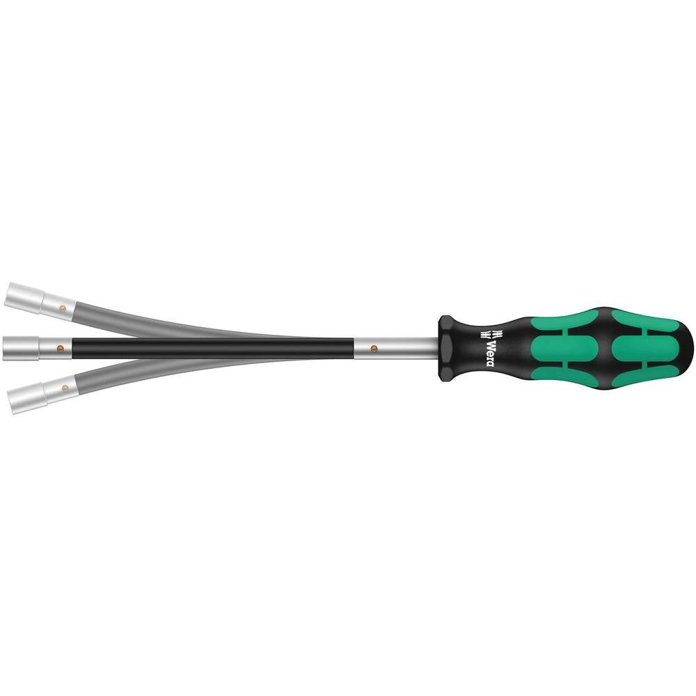 Wera Steckschlüssel SW 8.0 x 167 mm Schlauchkl.-Schr.Dr 05028152001, Mehrkomponentengriff, biegsame Klinge