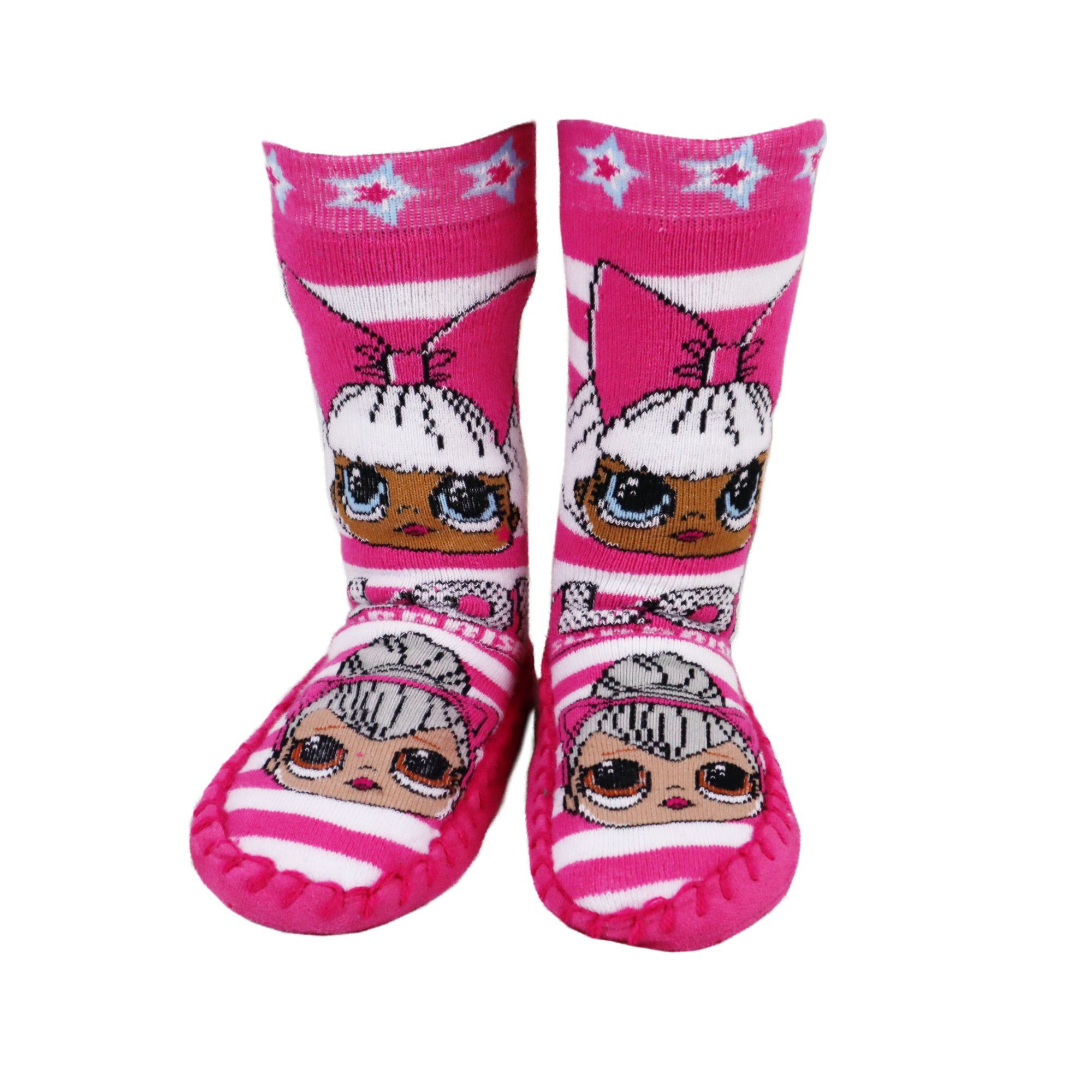 L.O.L. SURPRISE! ABS-Socken LOL Surprise Kinder Stopper Socken Gr. 23 bis 28
