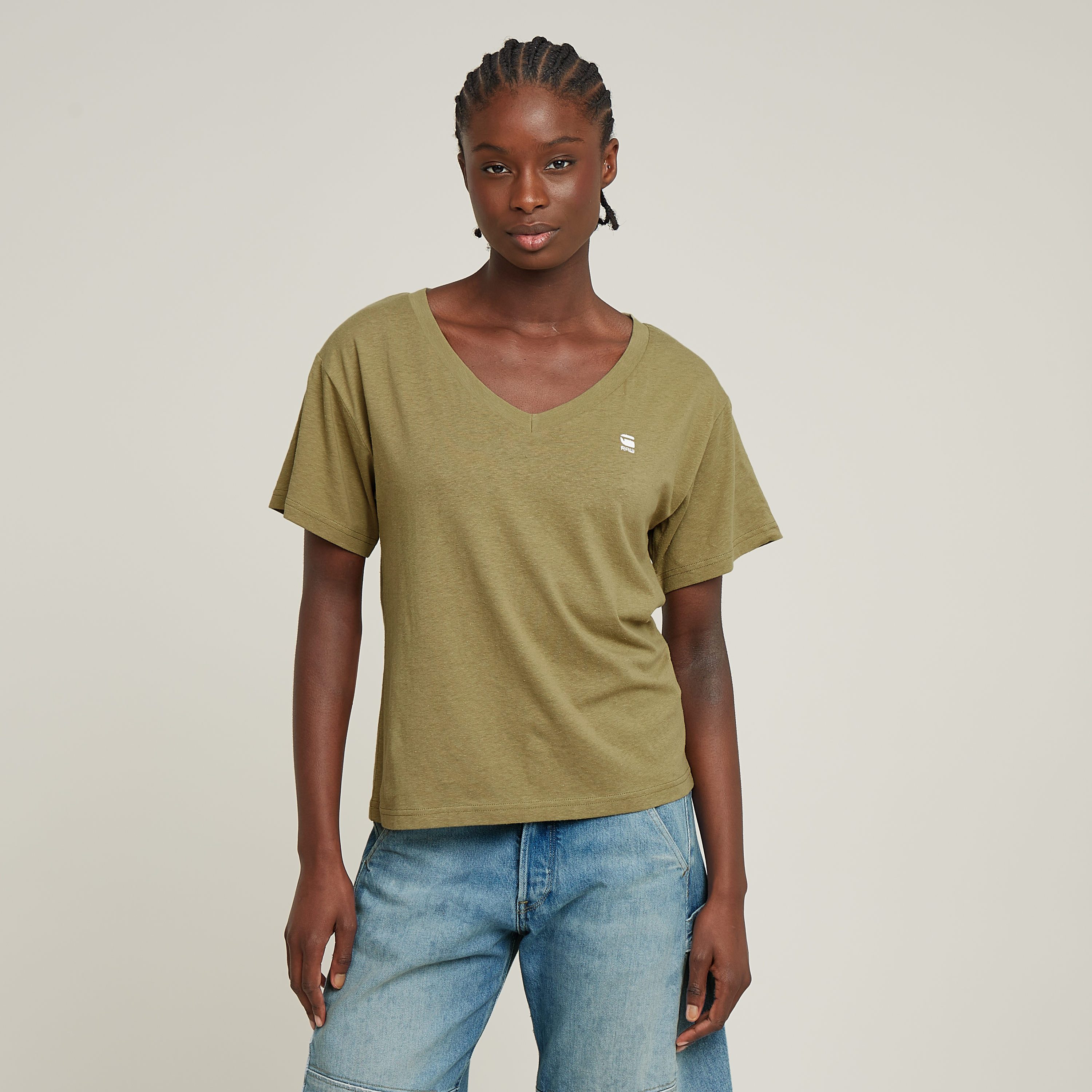 G-STAR V-Shirt Open V Relaxed mit günstig online kaufen