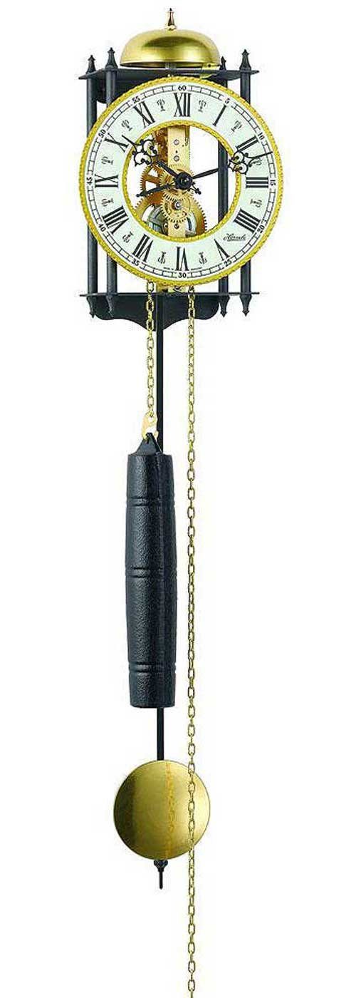 Hermle Wanduhr Pendeluhr Eisen Schlag auf Glocke - Hermle Modell: 70731-000711