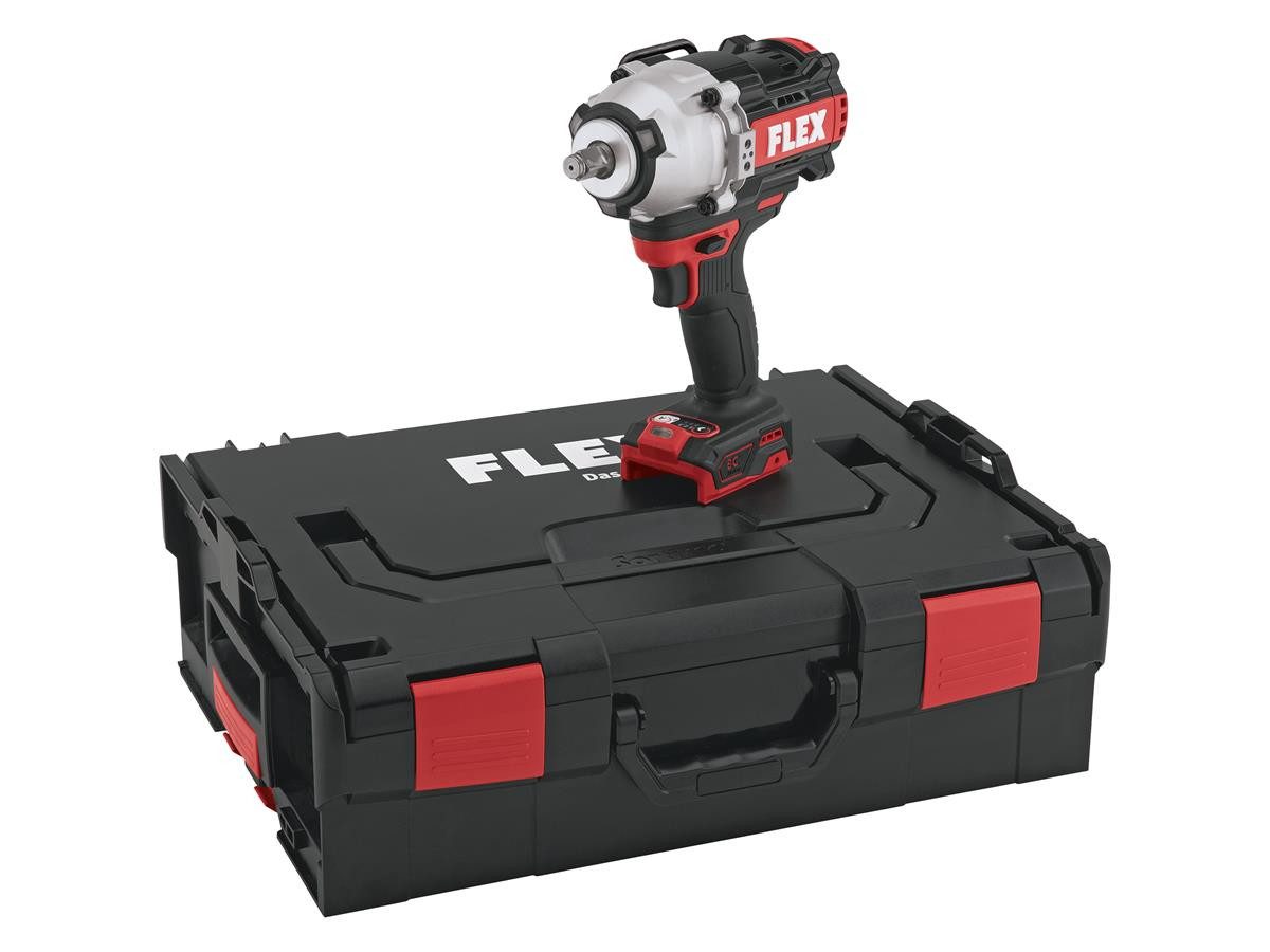 Flex Akku-Drehschlagschrauber IW 1/2" 1500 18.0-EC, 1900 U/min, 1500 Nm, (Solo inkl. L-BOXX), mit bürstenlosem Motor, inkl. L-Boxx, ohne Akku und Ladegerät
