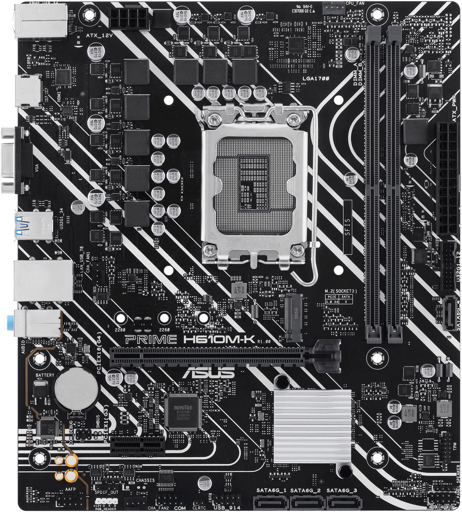 Asus Prime H610M-K Mainboard