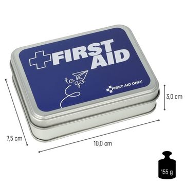 FIRST AID ONLY® Arzttasche 22-tlg. Erste-Hilfe-Set To Go in Metallbox