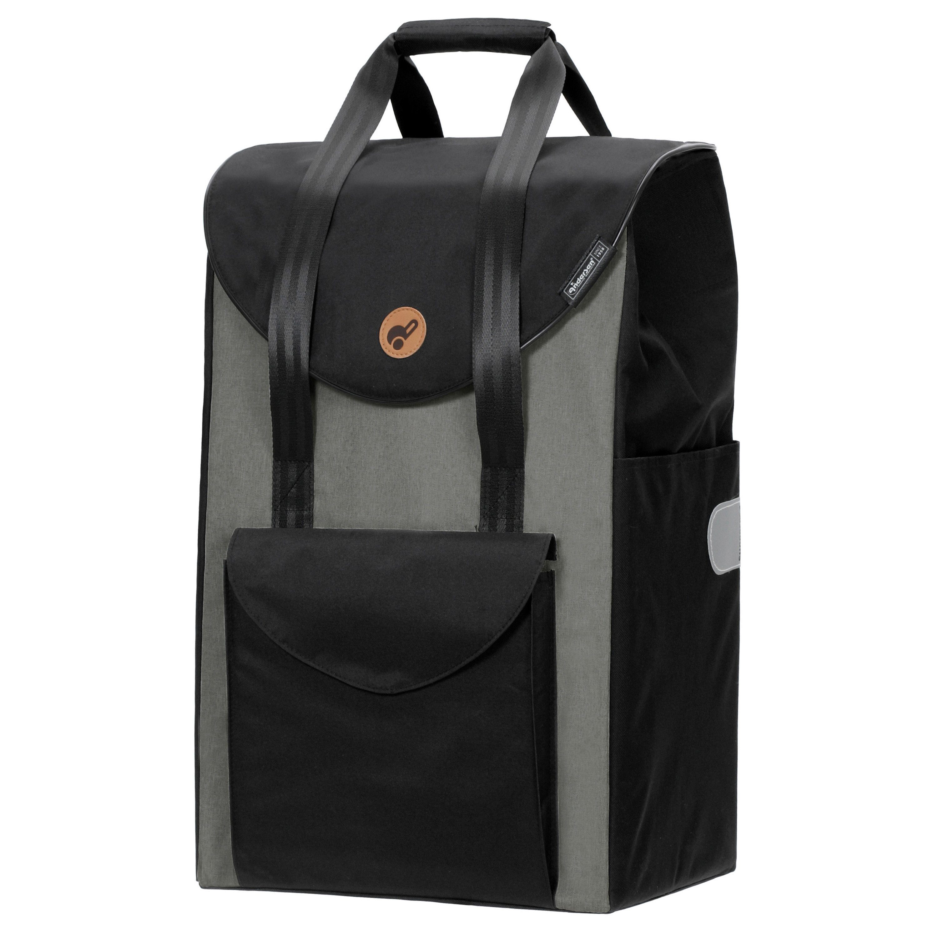 Andersen Einkaufstrolley Tasche Grau Shopper Senta Scala in Schwarz mit oder