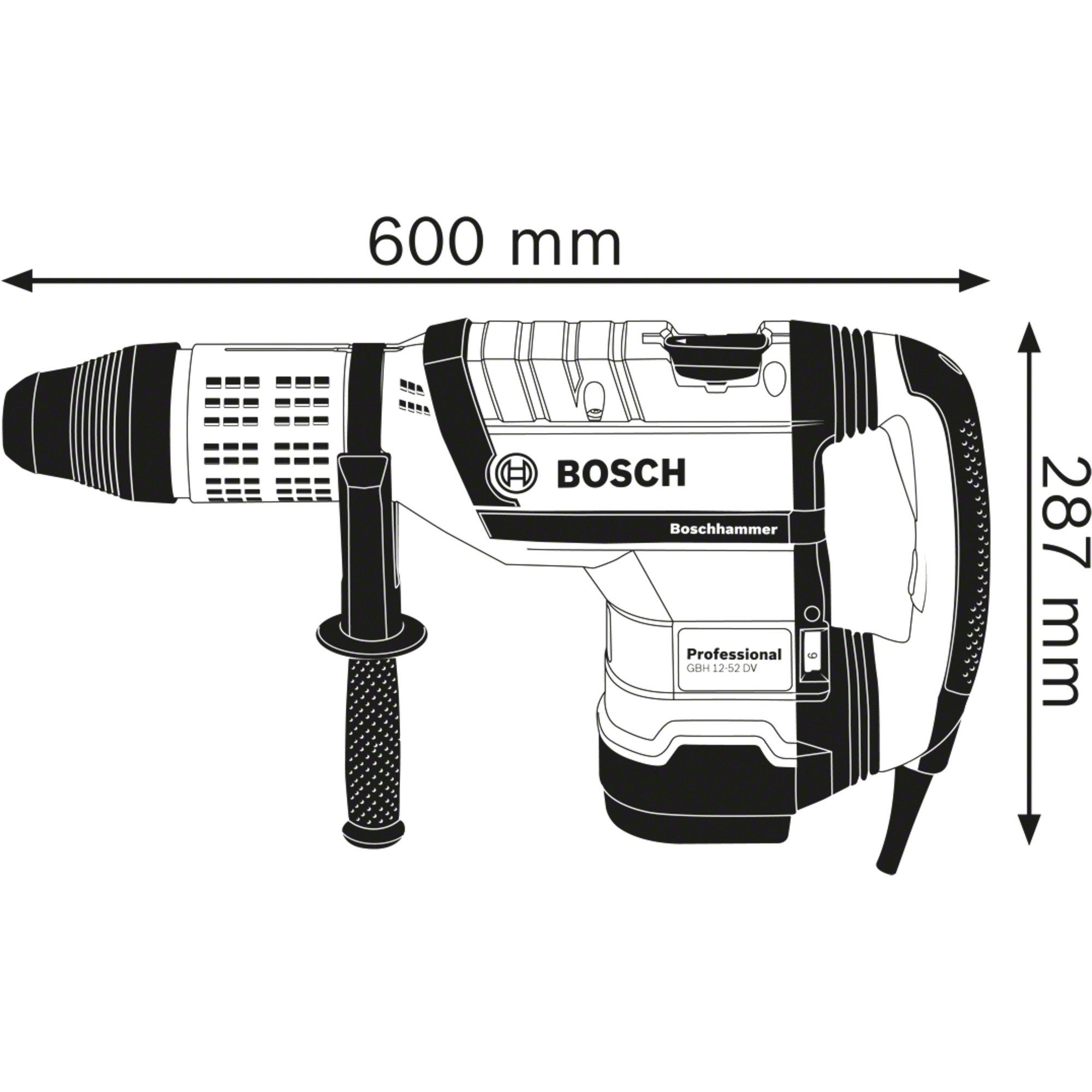 Bosch 12-52 (1.700 Bohrhammer Professional BOSCH DV, GBH Bohrhammer