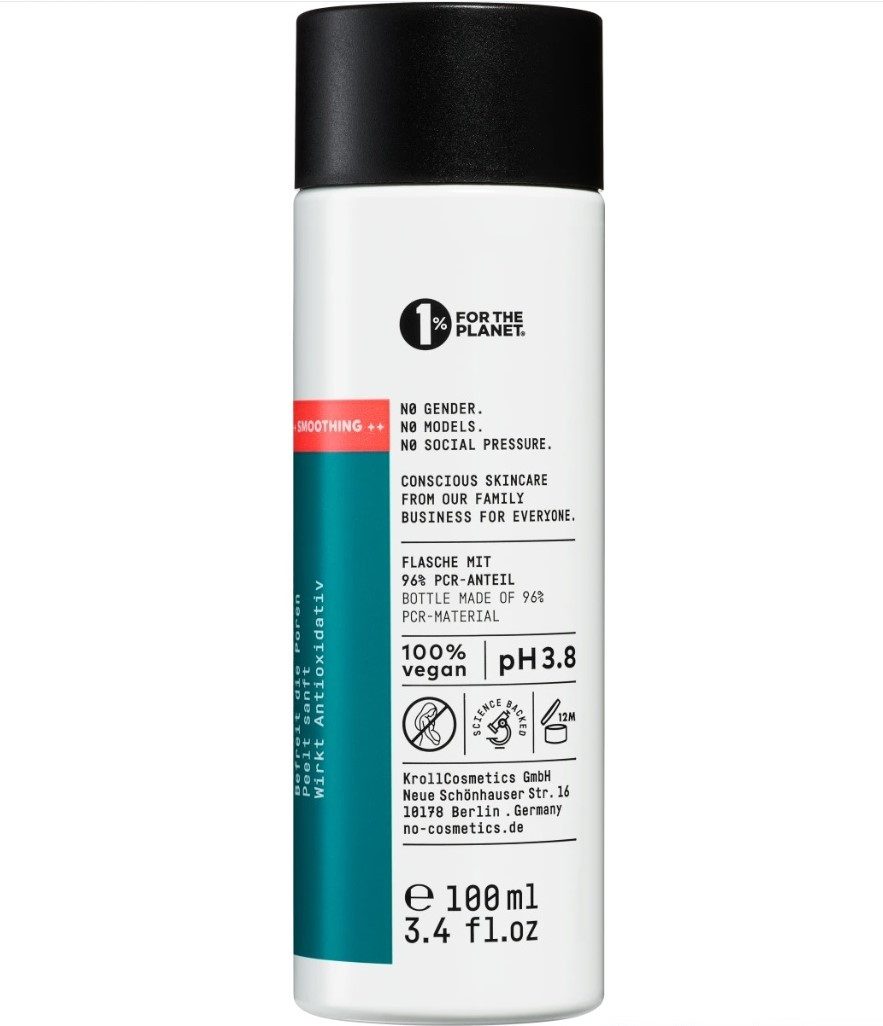 NO Cosmetics 2-in-1 Gesichtswasser und Peeling Peeling Toner Liquid Refiner 100 ml