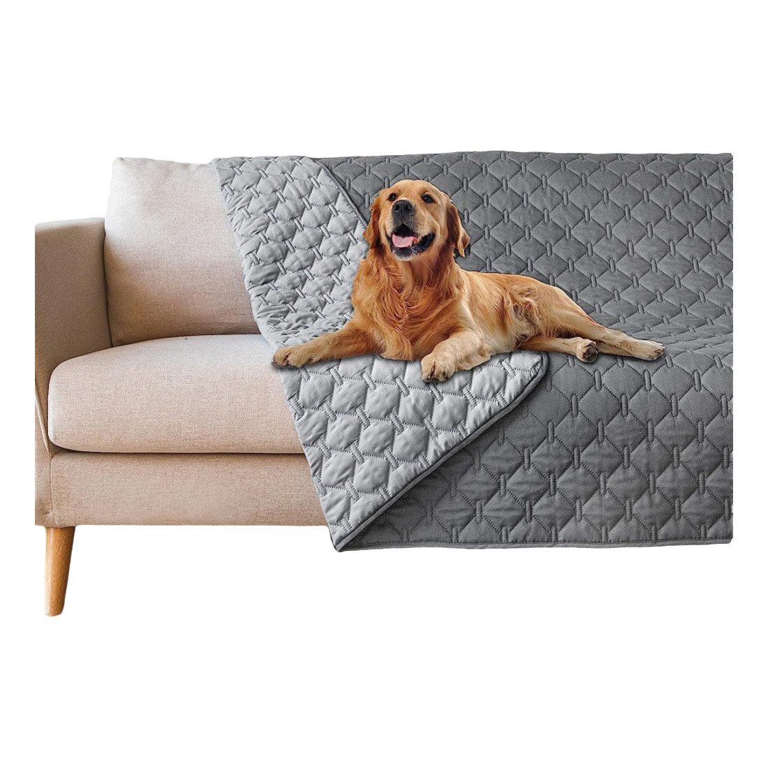 Coonoor Tierdecke Wasserdichte Hundedecke, Waschbar und Auslaufsicher, Schutz für Sofa & Bett, Auslaufsichere Haustierdecke für Unterwegs