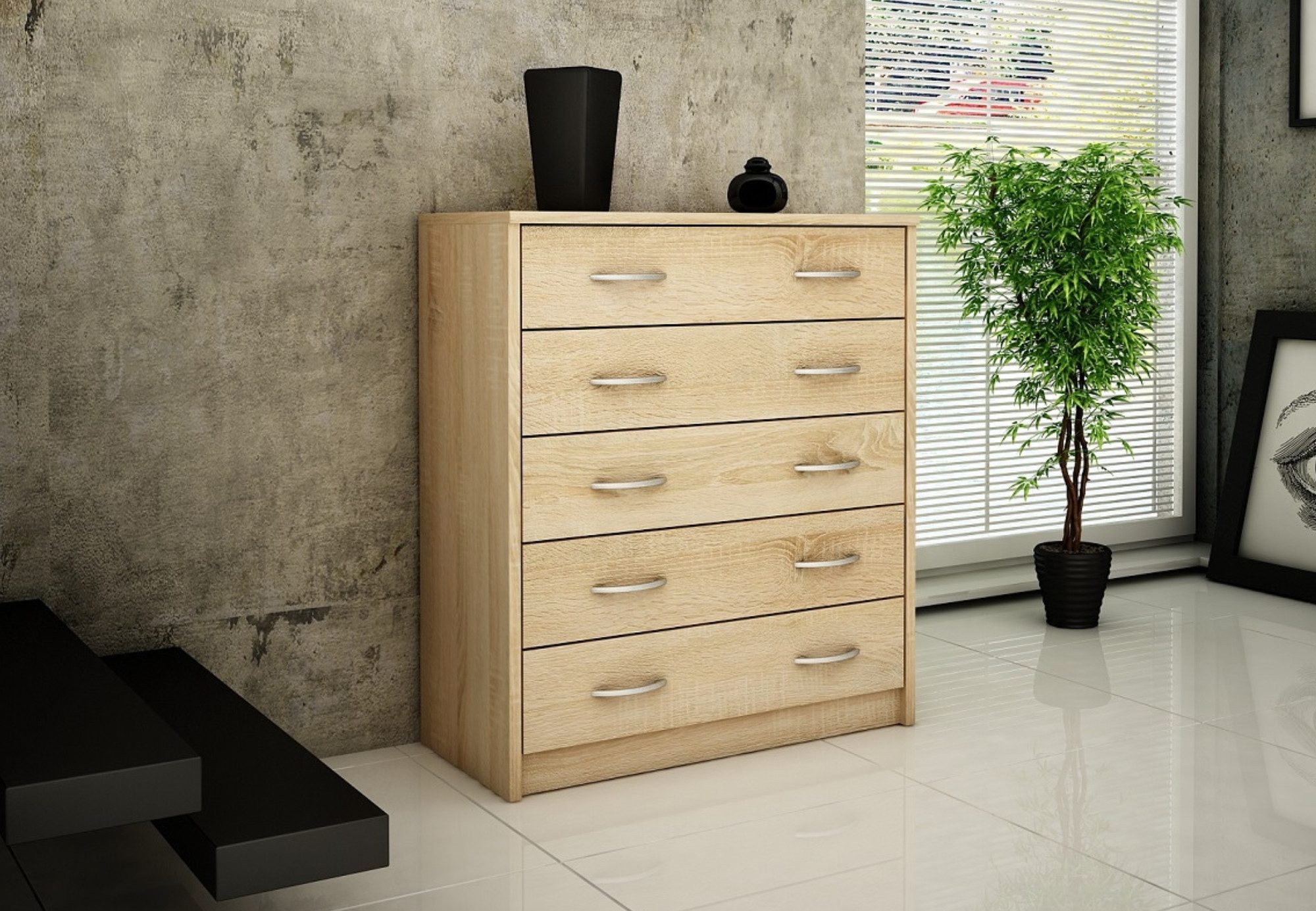 Home Collective Schuhschrank mit 5 aufklappbaren Schubladen, Schuhregal mit günstig online kaufen