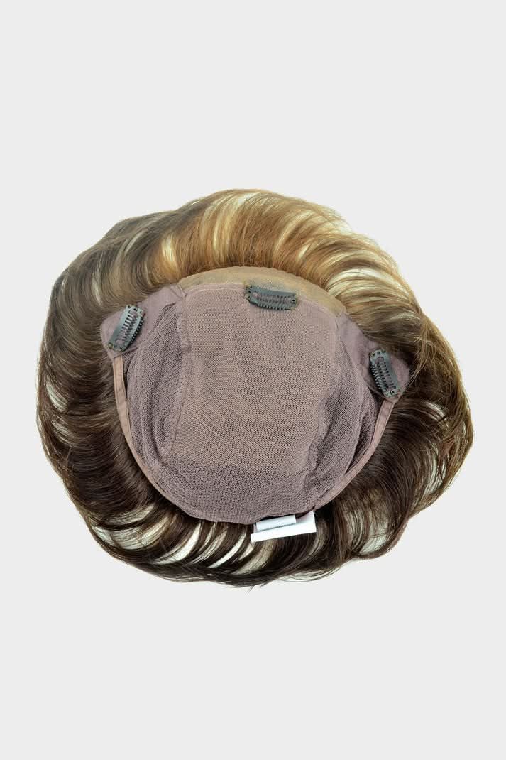 Gisela Mayer Toupet Gisela Mayer Optima Lace Light, Oberkopfhaarteil, mit natürlichem Lace-Front-Ansatz für mehr Volumen