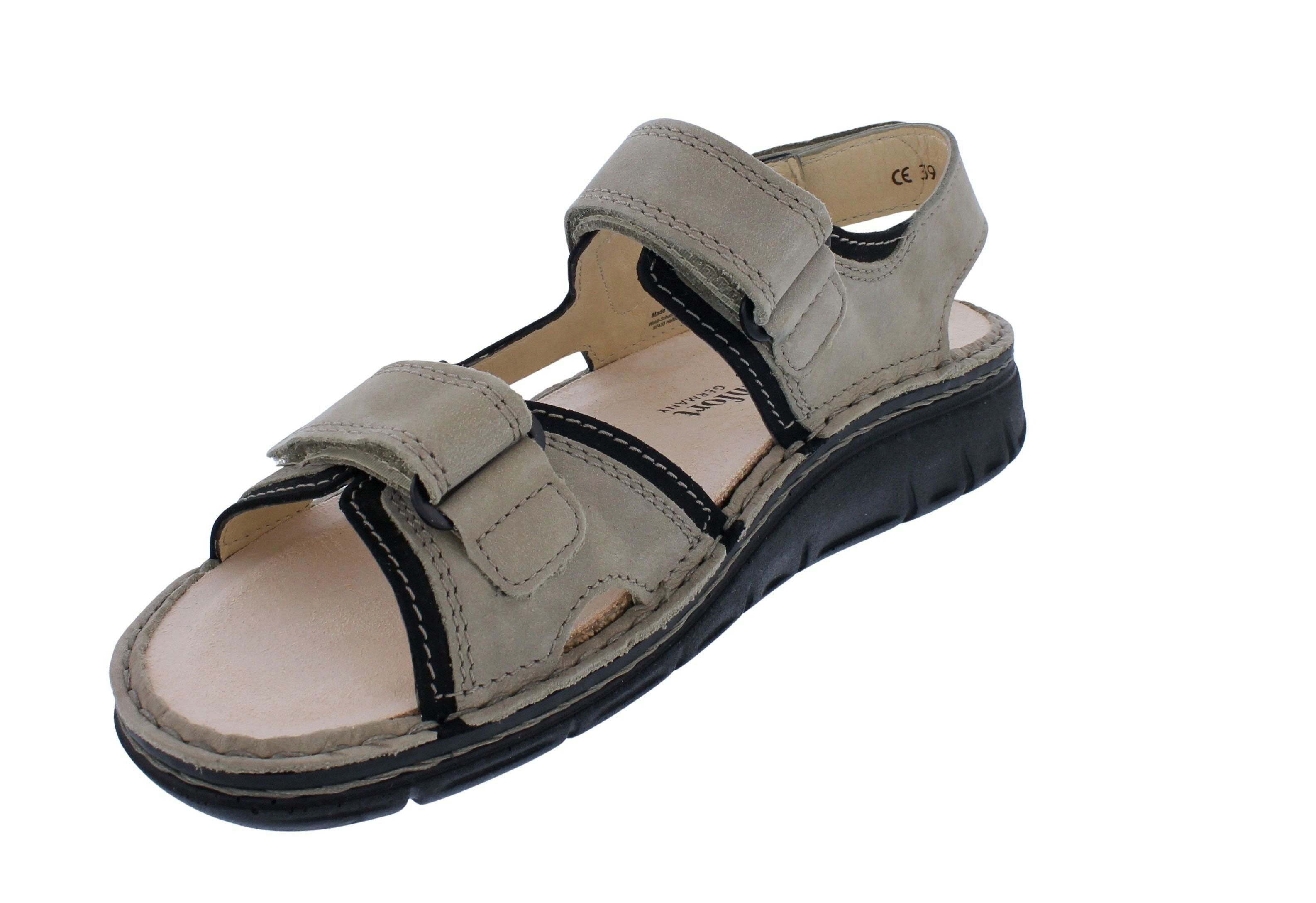 Finn Comfort Finn Comfort Sandale Wanaka-Soft 81540-903075, Nubukleder, Beige-Schwa Sandale – Bild 4 von 5