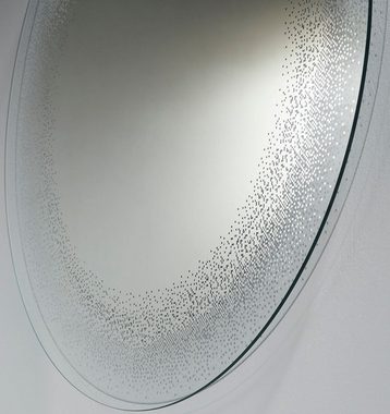 Casa Padrino Wandspiegel Luxus Spiegel / Wandspiegel Ø 80 cm - Luxus Möbel