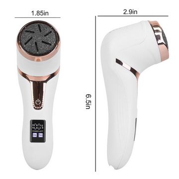 DOPWii Elektrischer Hornhautentferner Pediküregerät, wiederaufladbare Fußpflege, 2 Geschwindigkeiten