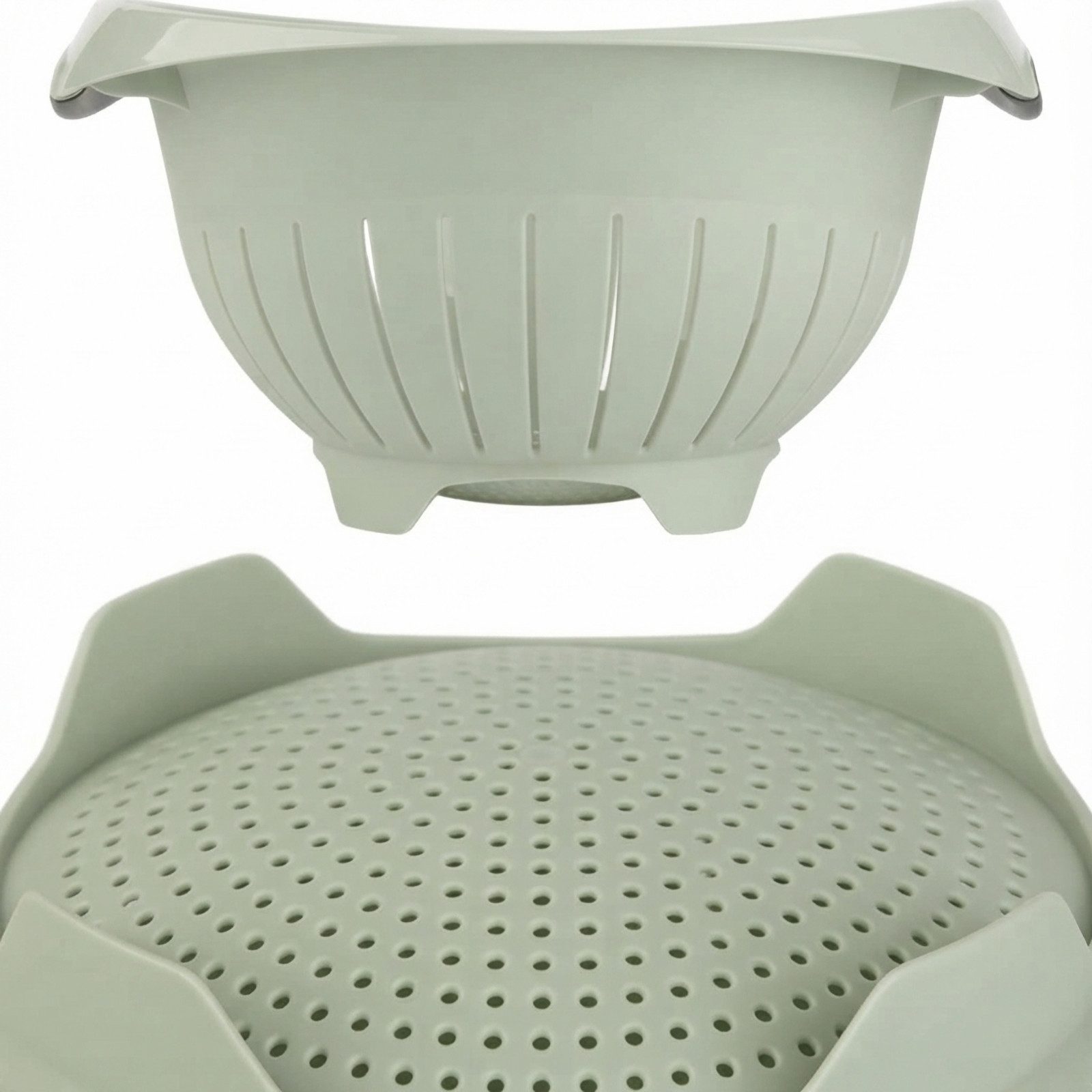 Engelland Nudelsieb Abtropfsieb, Seiher, Kunststoff, (Vorteils-Set, 1-St., Ø 24,5 cm), spülmaschinengeeignet, BPA-frei, lebensmittelecht – Bild 5 von 5
