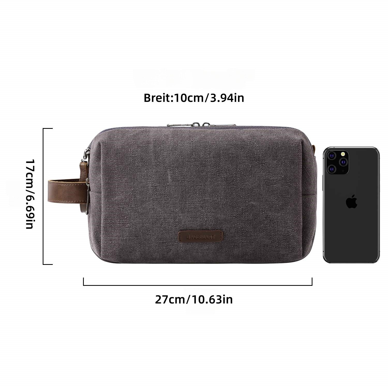 FOUORTUNATE-BEE Kulturbeutel Herren Kulturtasche – und Waschbeutel mit Dopp günstig online kaufen