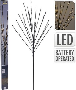 Koopman LED Gartenleuchte LED Baum Weihnachtsbeleuchtung Leuchtbaum 110 cm hoch 80 LED´s, LED fest integriert, Warmweiß, Bunt, Gartenstecker, Bodenleuchte, 80 LED´s