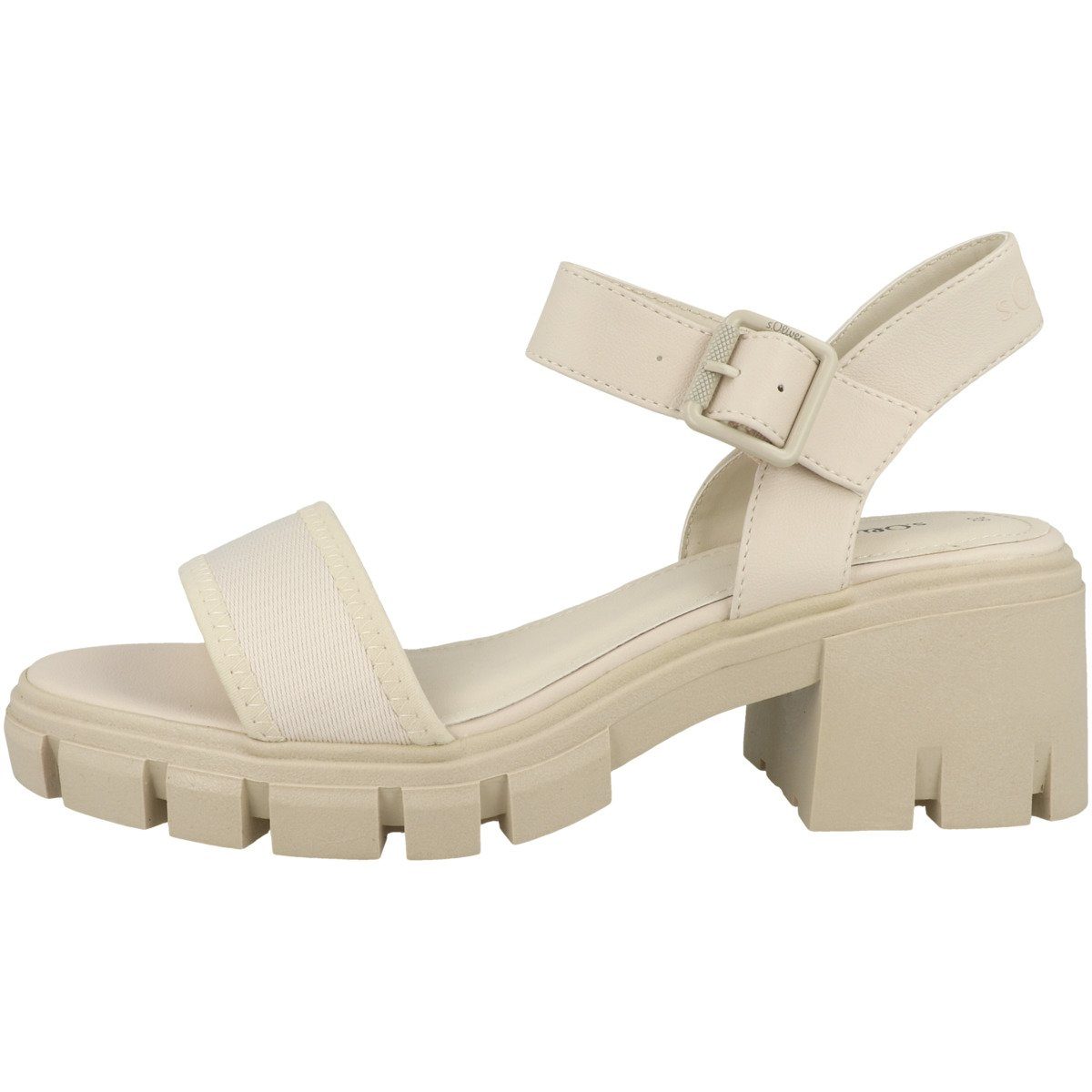 s.Oliver 5-28327-20 Damen Sandalette creme