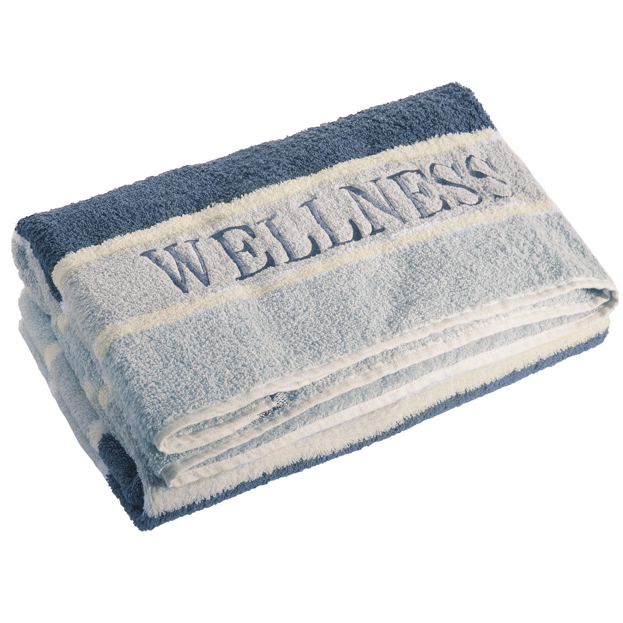 aqua-textil Saunatuch Wellness Strand Handtuch Frottee günstig online kaufen