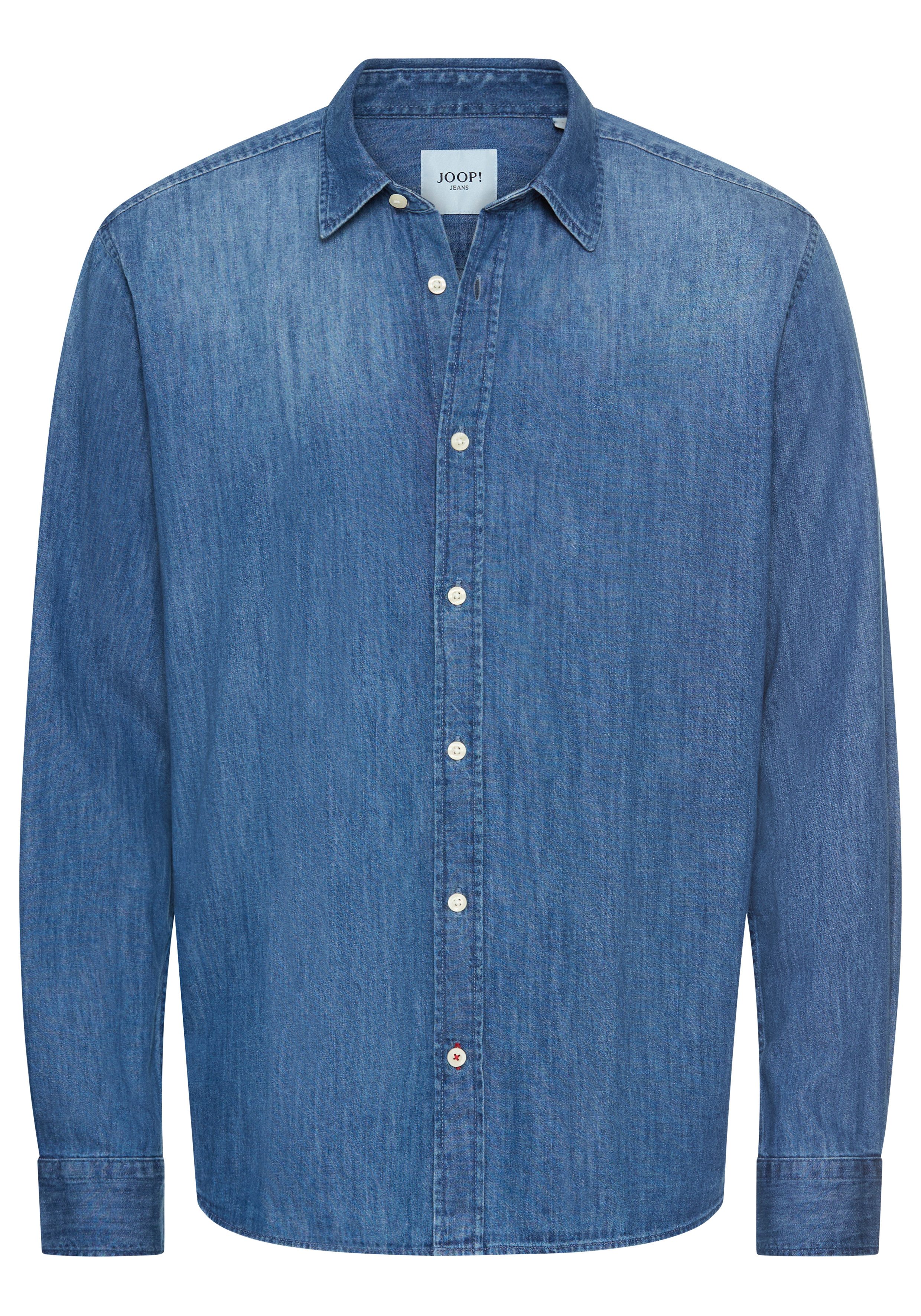 Joop Jeans Jeanshemd Hanson3-W Kentkragen, leicht günstig online kaufen