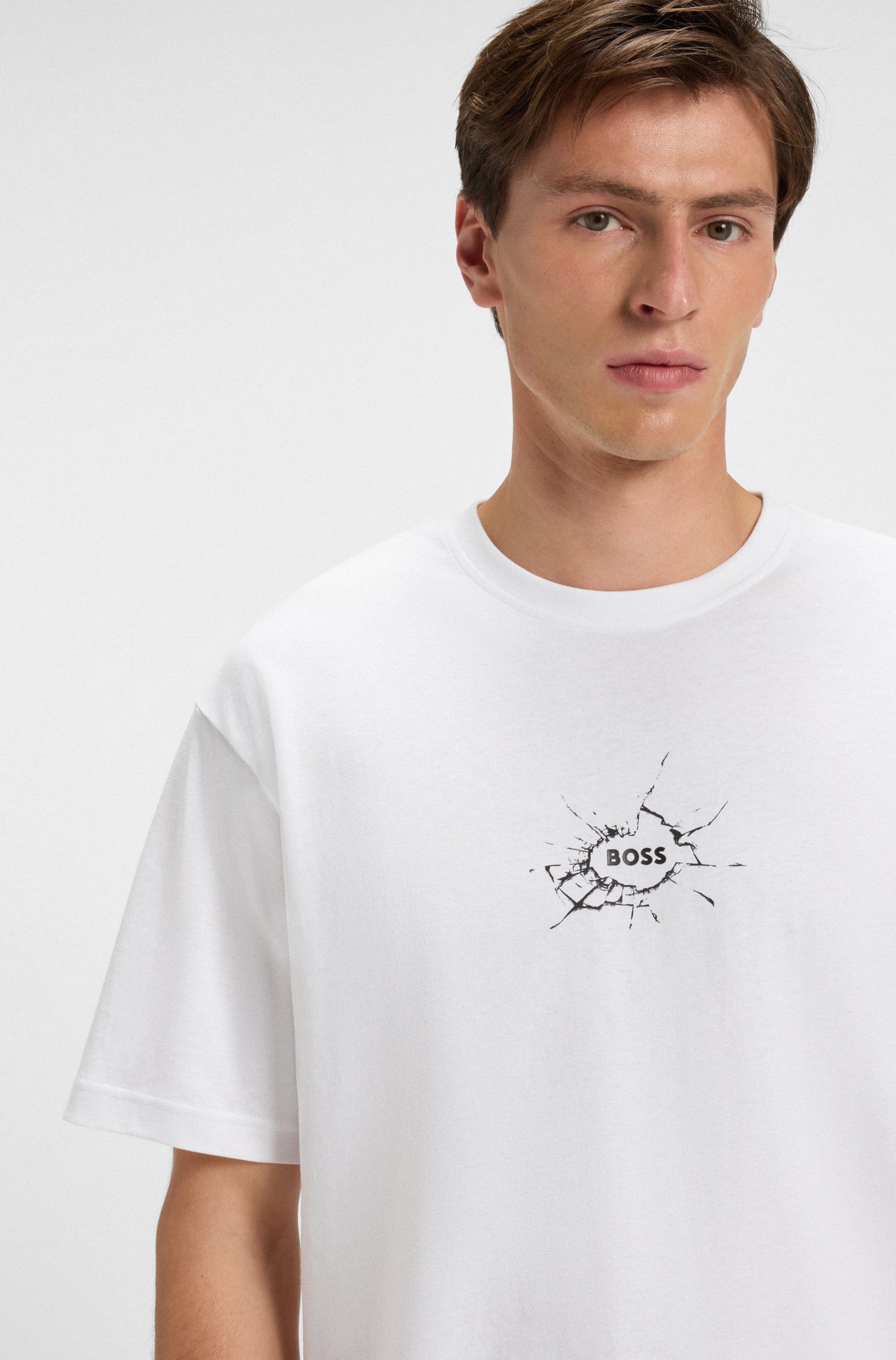 BOSS ORANGE T-Shirt Te voyage mit günstig online kaufen