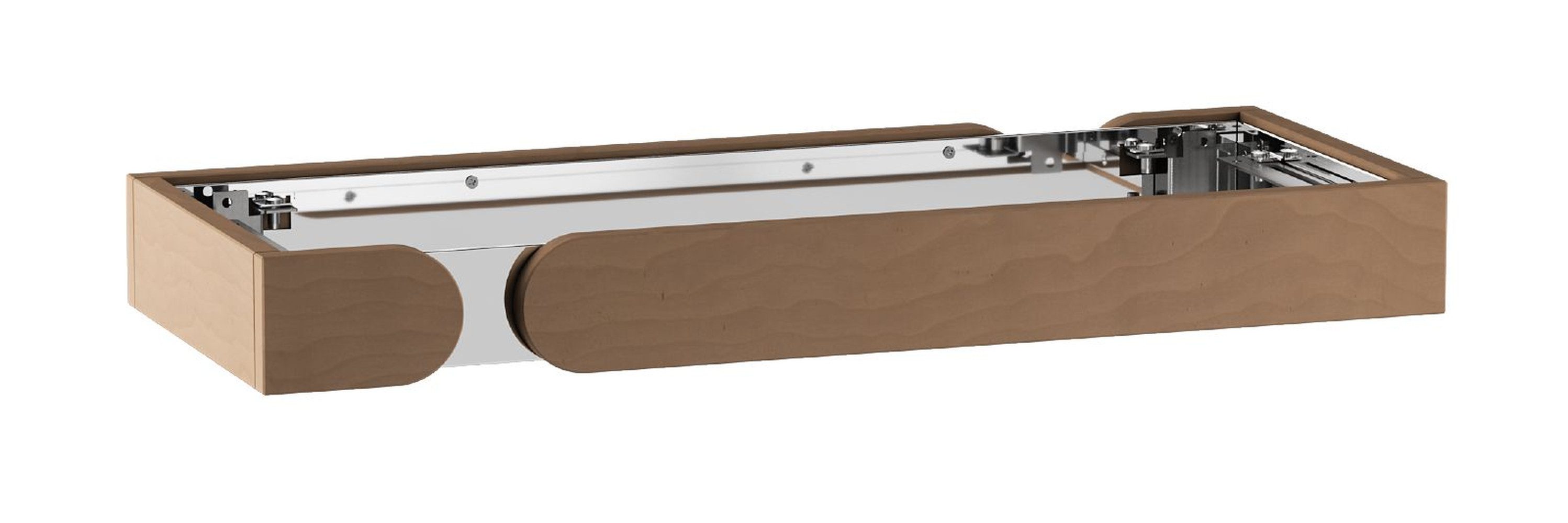 HARVIA Saunaofen Harvia Concept R Mini Combi Holzreling Walnuss, (Harvia Concept R Mini Combi; Halterungsset CP-RMC-HSR erforderlich), Holzreling: Dunkle Walnuss-Ausführung