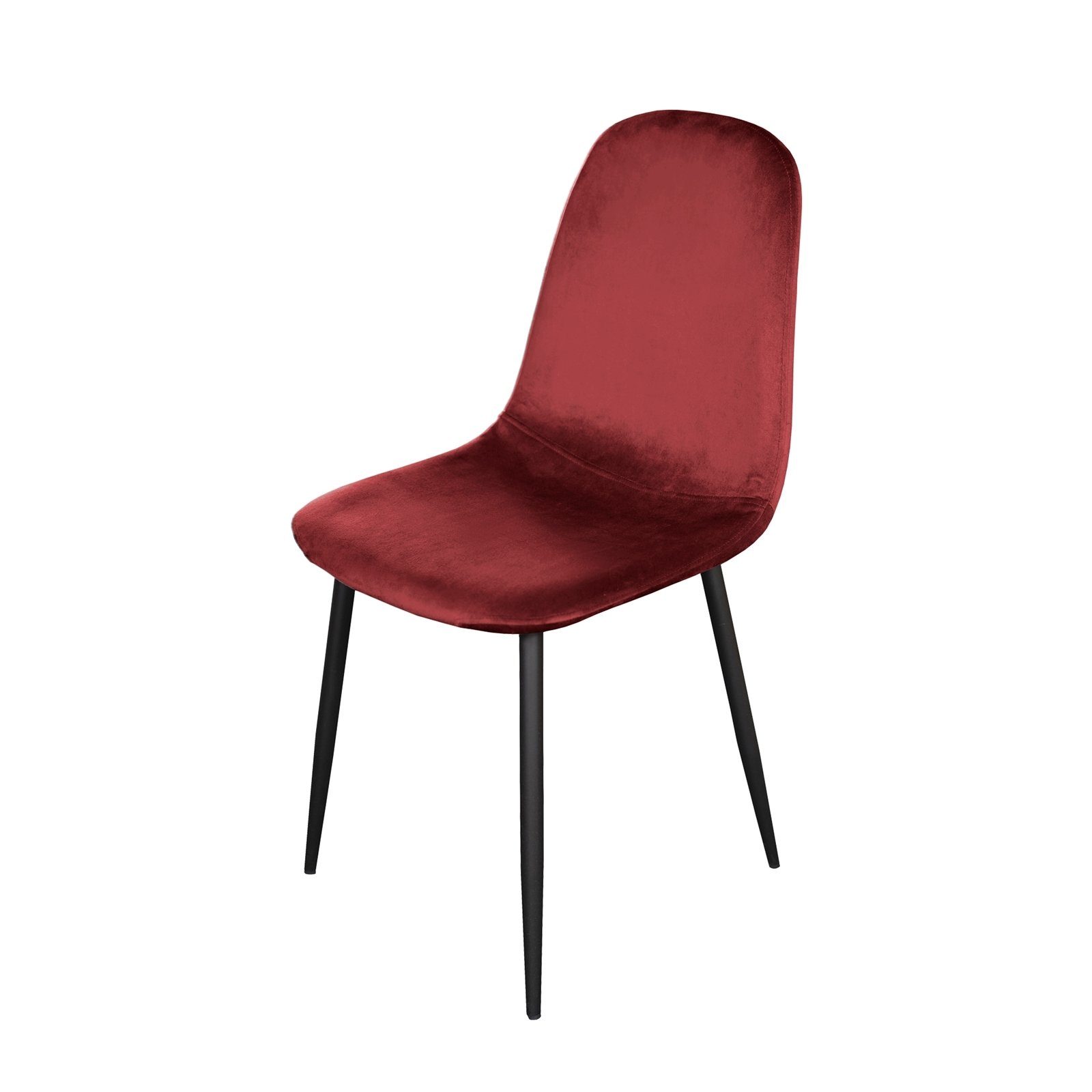St), Velvet Savannah Stuhl (Einzelstuhl, Rot Esszimmerstuhl Esszimmerstuhl 1 Samt HTI-Living