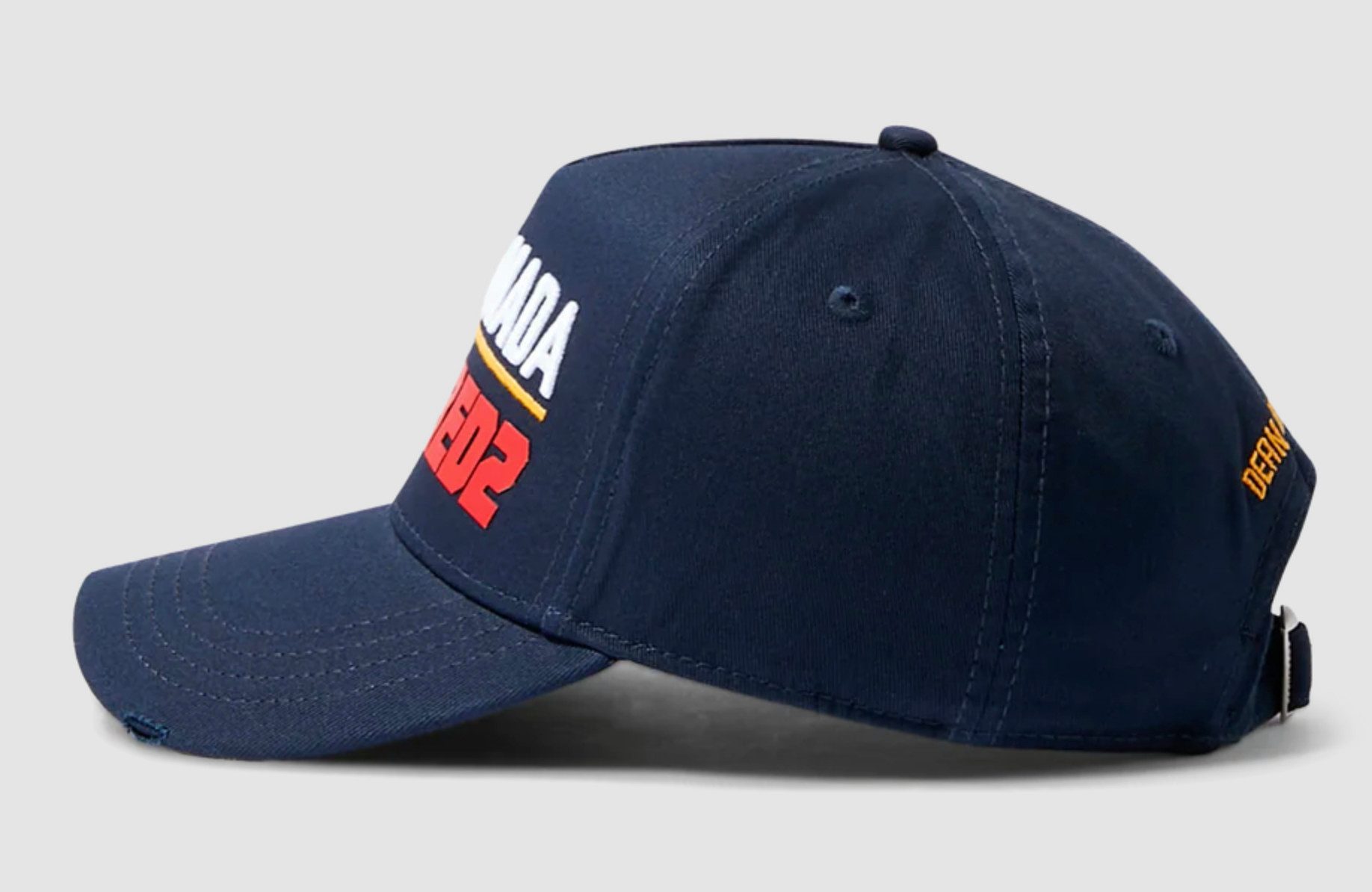 Dsquared2 Baseball Cap Icon Retro Basecap Cap Mütze Basebalkappe Unisex Gebogener Schirm für sportlich-urbanen Stil