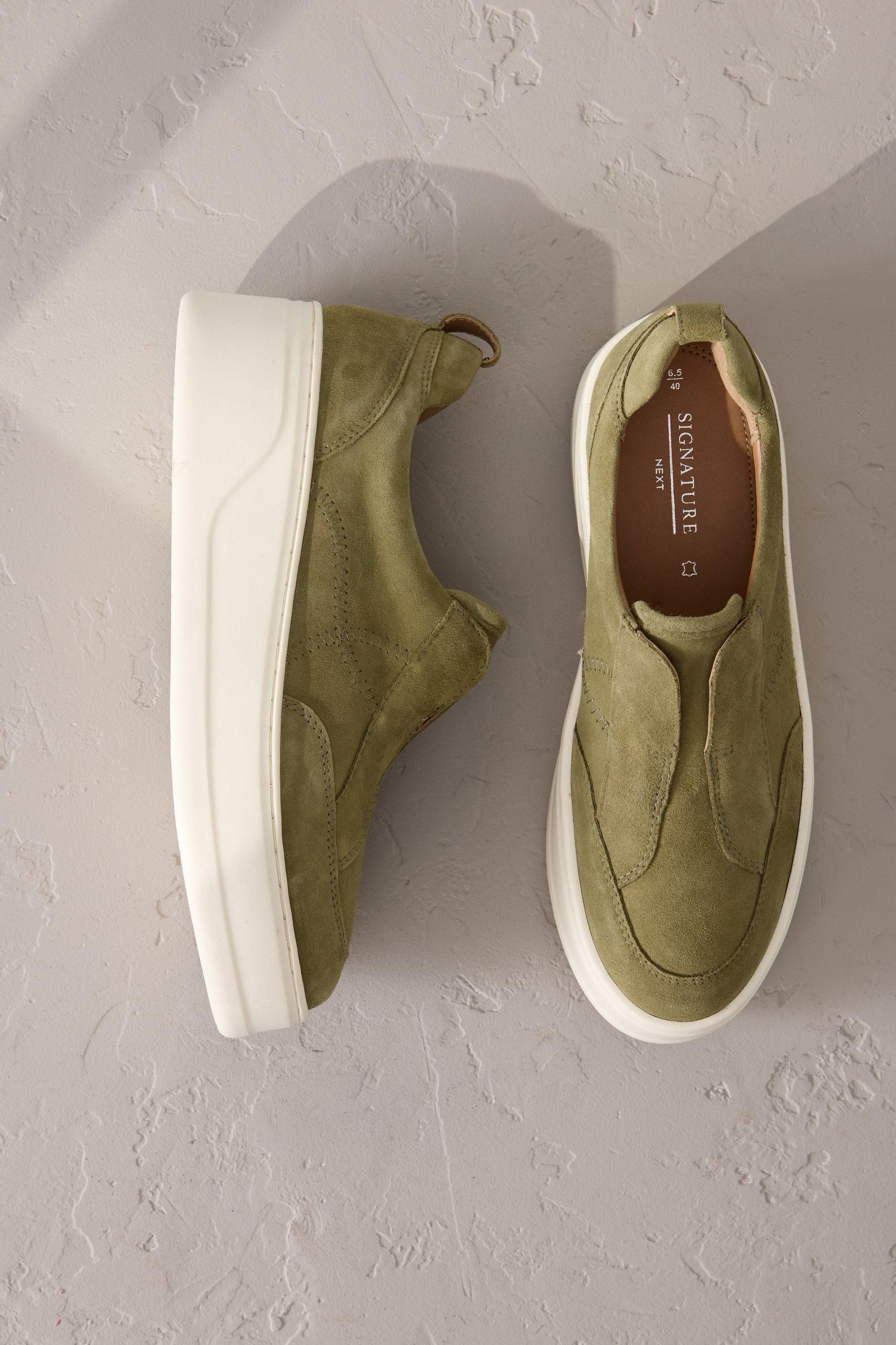 Next Signature Slip-in-Sneaker mit Keilabsatz Sneaker günstig online kaufen