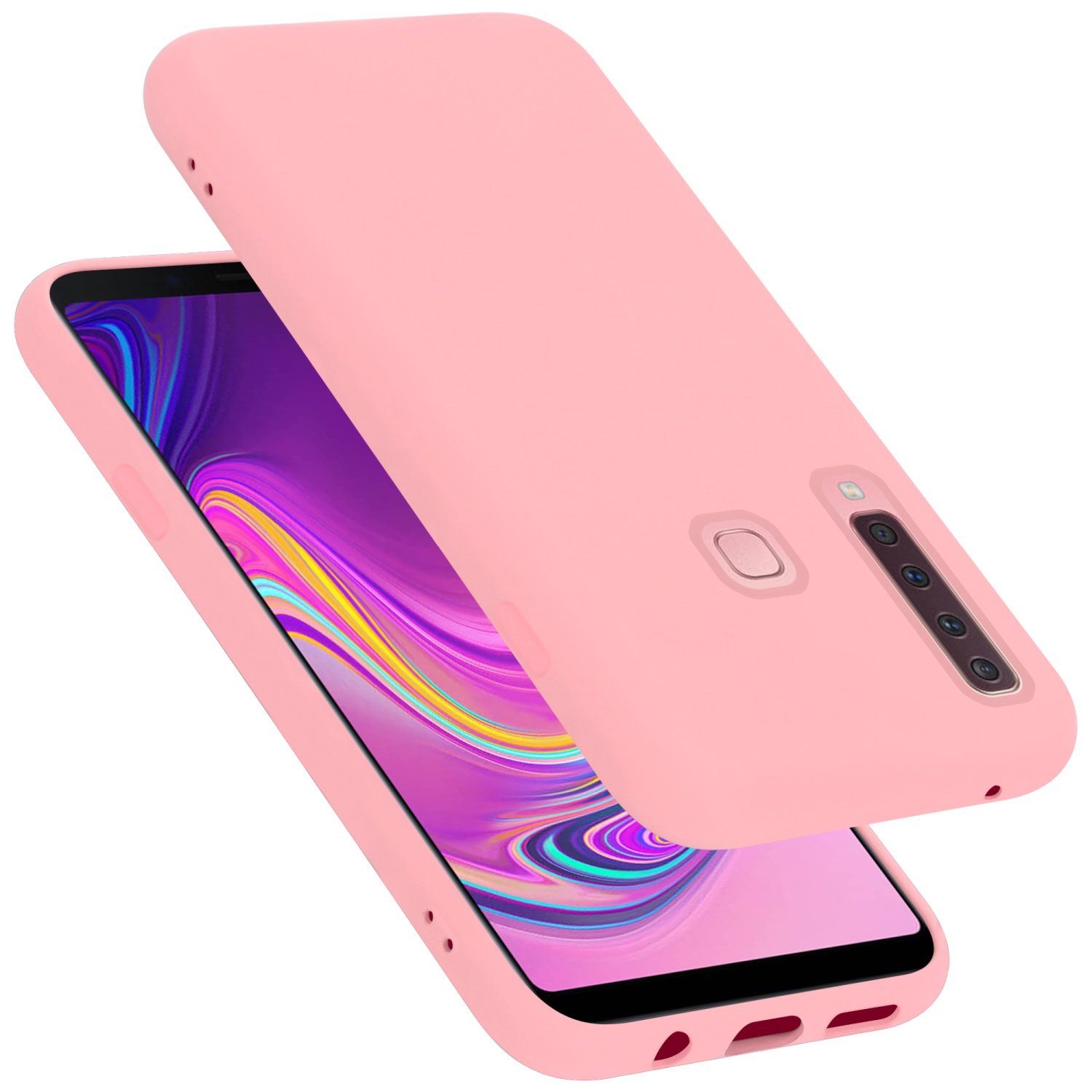 Cadorabo Handyhülle für Samsung Galaxy A9 2018 Hülle Samsung Galaxy A9 2018, Flexible Hülle TPU Silikon Schutzhülle Back Cover Case