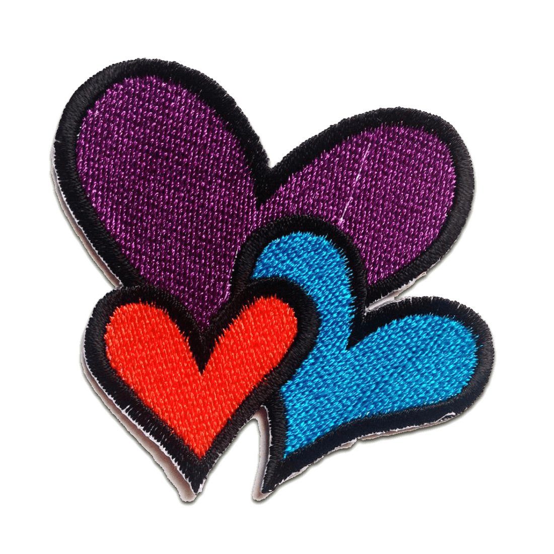 Catch the Patch Aufnäher Bügelbild, Aufbügler, Applikationen, Patches, Flicken, zum aufbügeln, Polyester, Herz - Größe: 6.8 x 5.9 cm