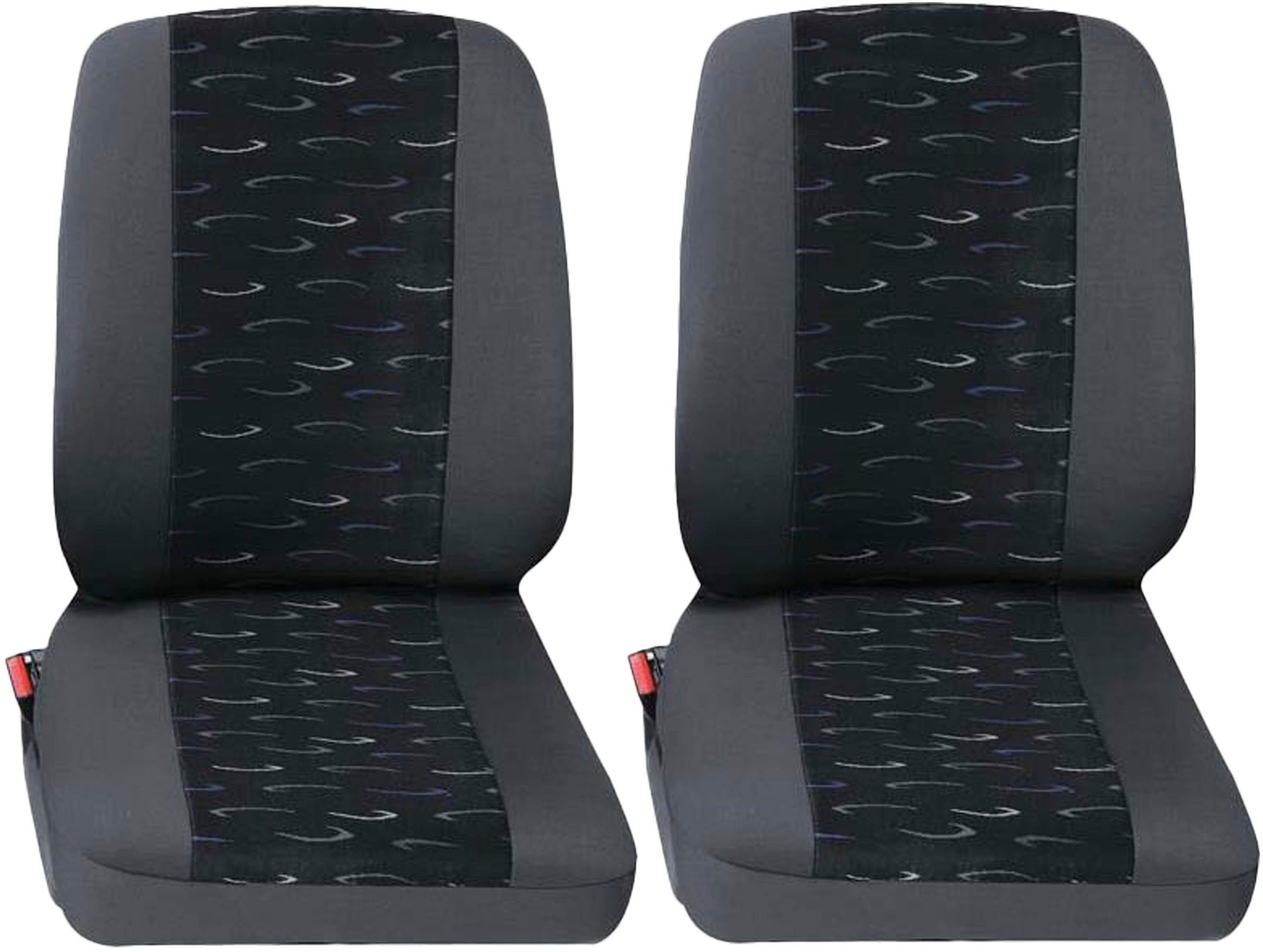 Petex Autositzbezug 11-tlg Set Super-Speed, universelle Passform,  Geeignet für Fahrzeuge mit/ohne Seitenairbag, SAB 1 Vario