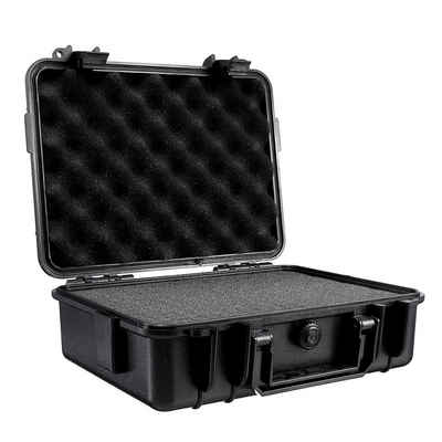 Insma Aufbewahrungsbox (Hartschalenkoffer Werkzeugkasten für Kamera Fotografie 340*270*100mm), wasserdicht, stoßfest mit Schwamm