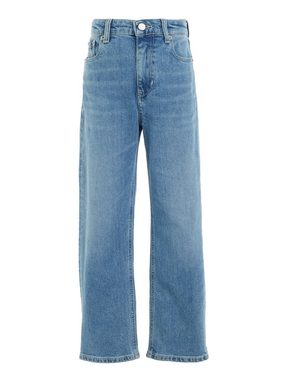 Tommy Hilfiger Loose-fit-Jeans BAGGY WIDE MID WASH mit Logostickerei