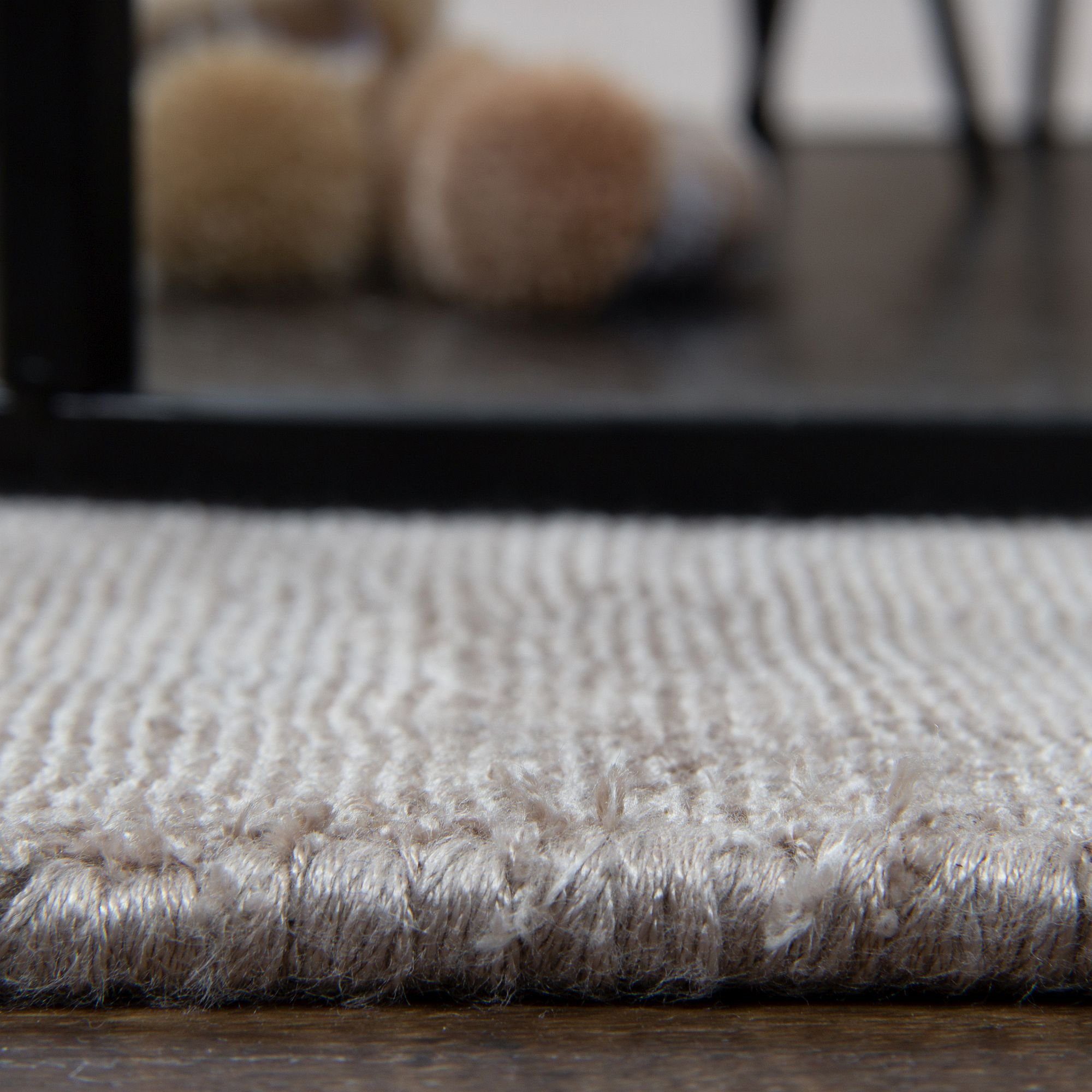 Consilio Concept Designteppich NOBEL Teppich Wohnzimmer Seidenglanz luxuriös Viskose moderner weich
