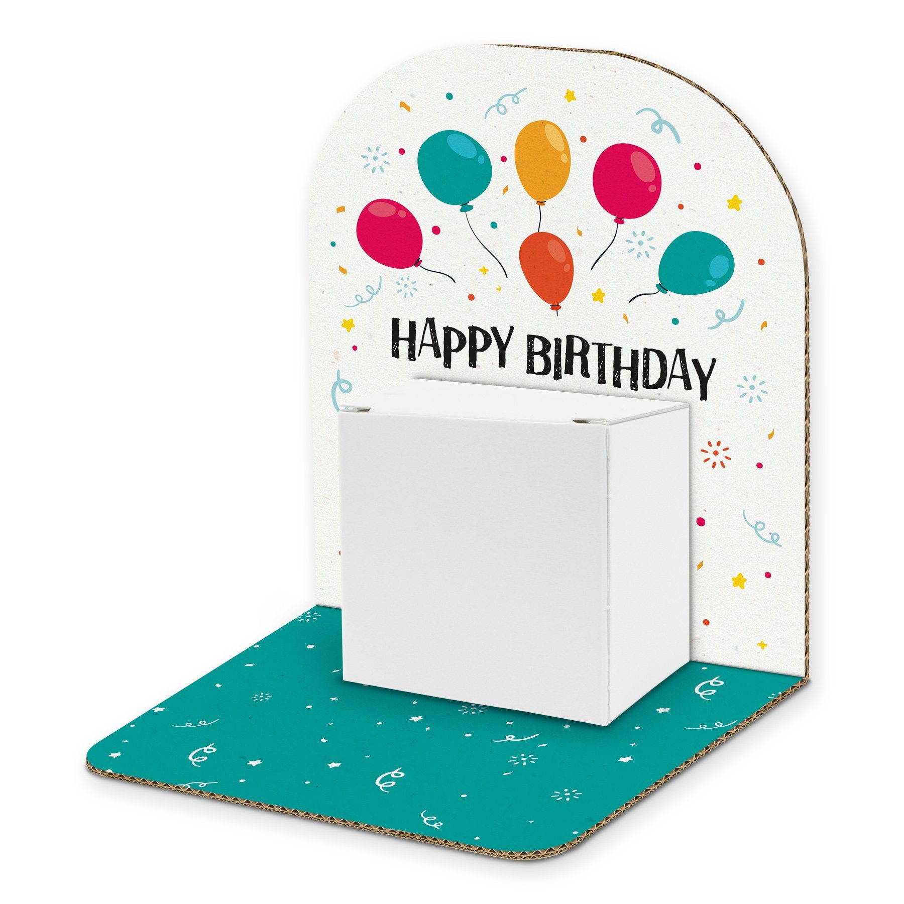 itenga Grußkarten itenga Geldgeschenkverpackung Basic Luftballons Happy Birthday