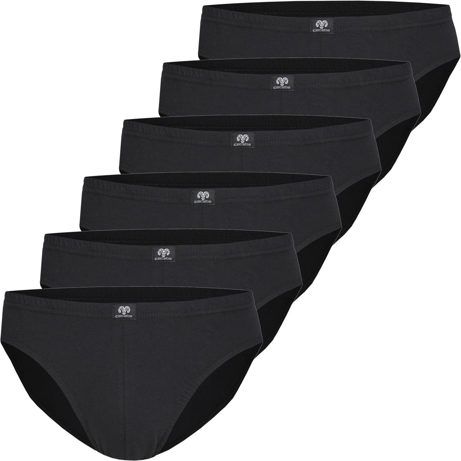 Slip 6er Pack Sport Slip Herren Unterhose Sparpaket schwarz blau